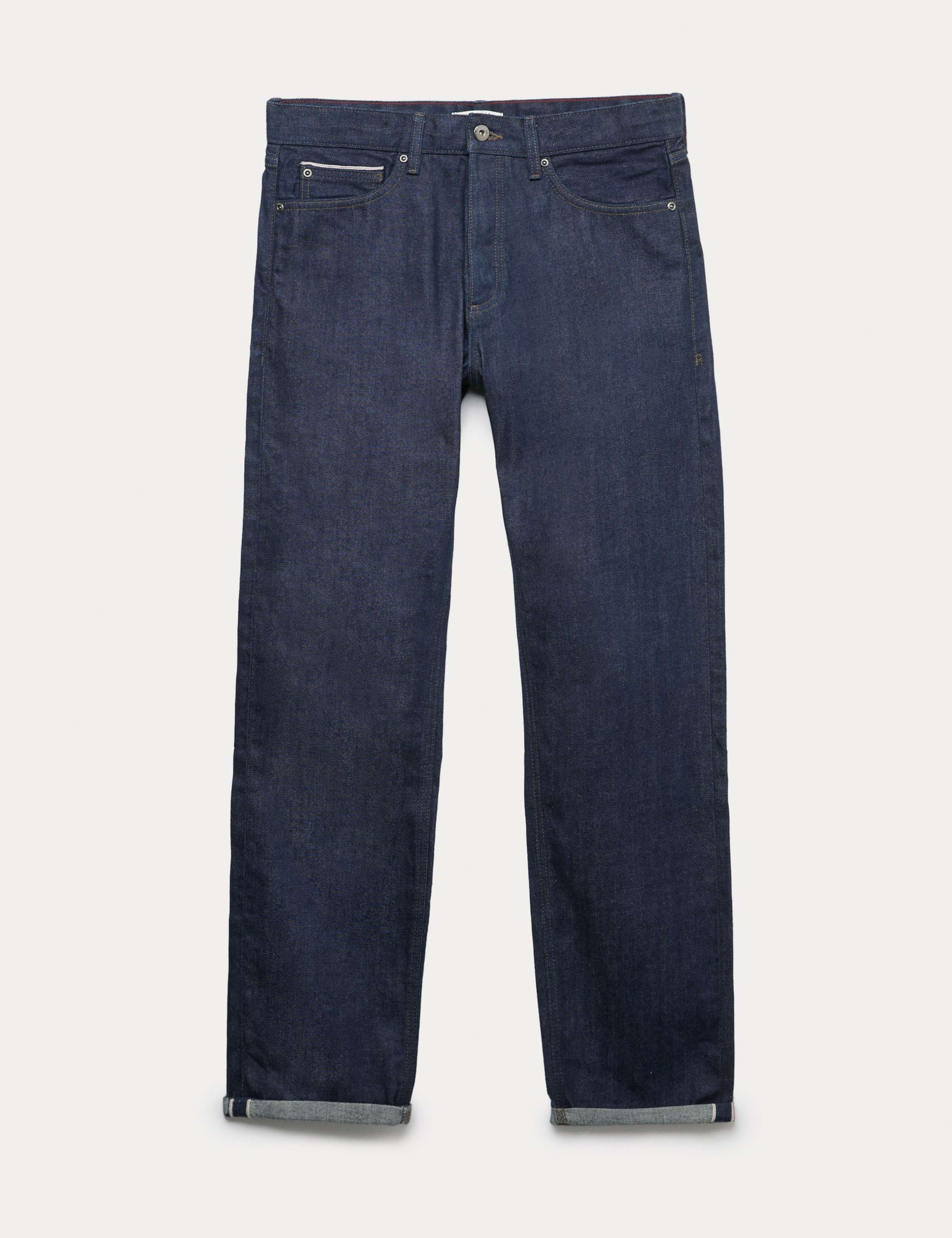 Straight Fit Japanese Rigid Selvedge Jeans 2 of 7
