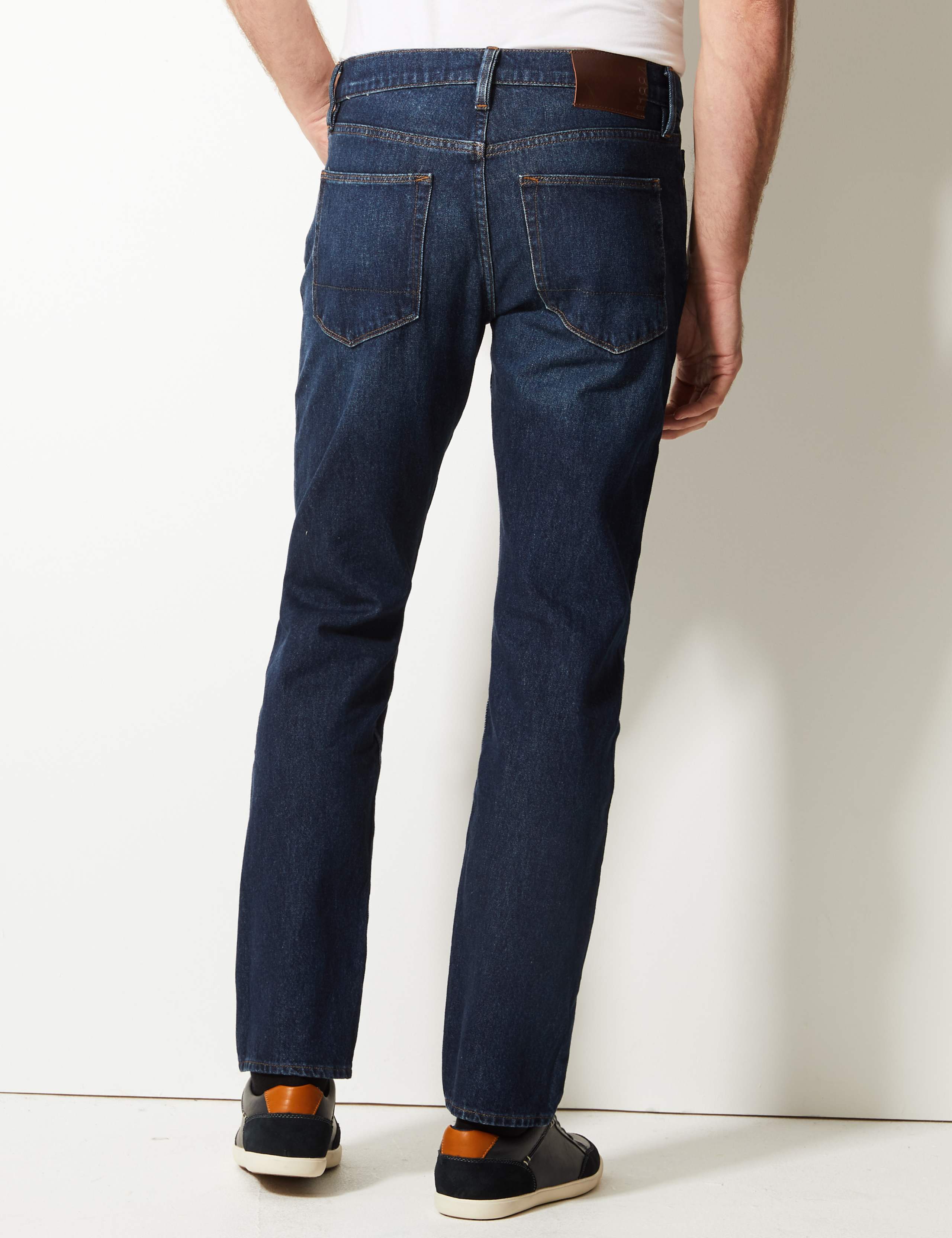 Tapered Fit Vertical Stretch Jeans 4 of 6
