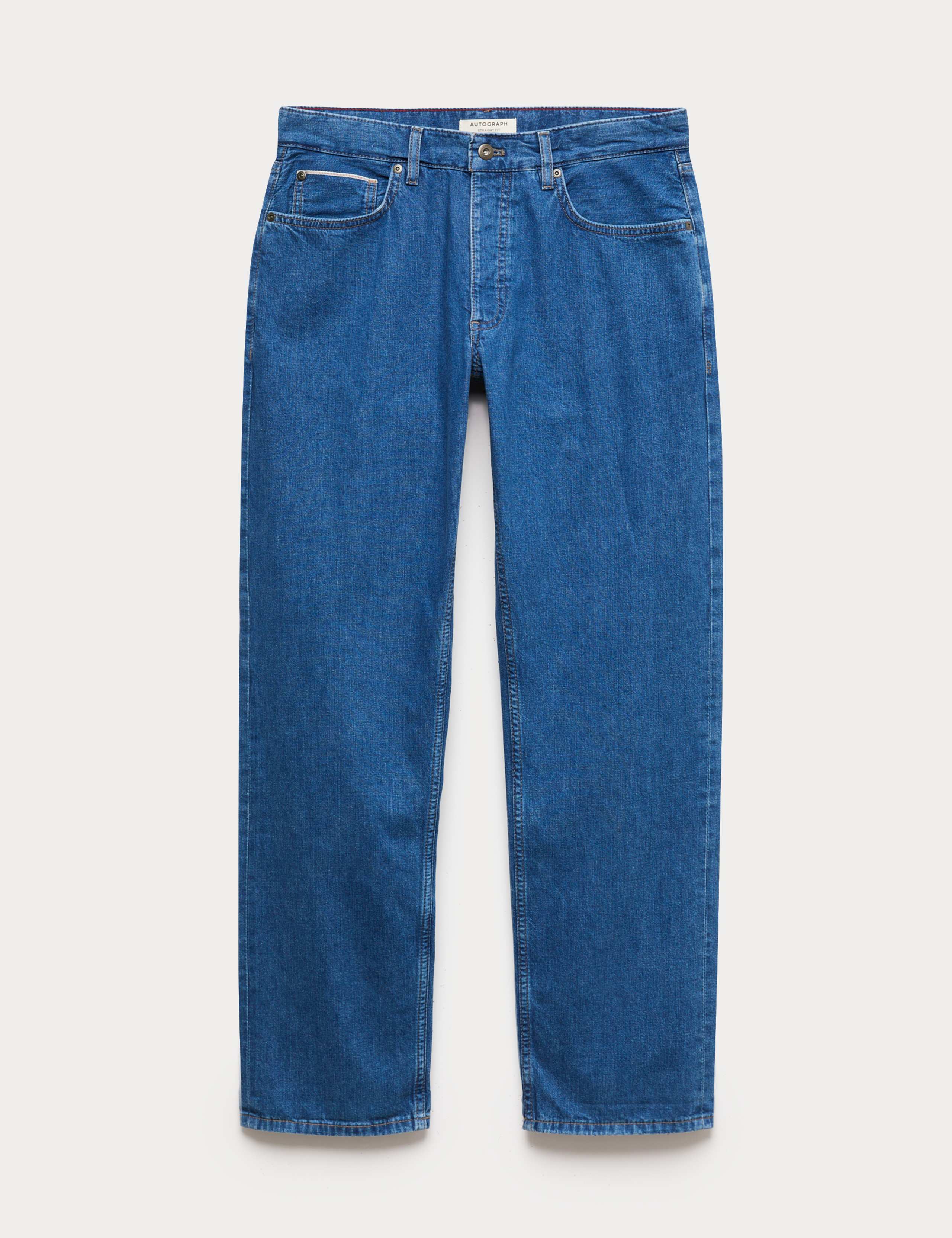 Straight Fit Lightweight Selvedge Jeans 2 of 7