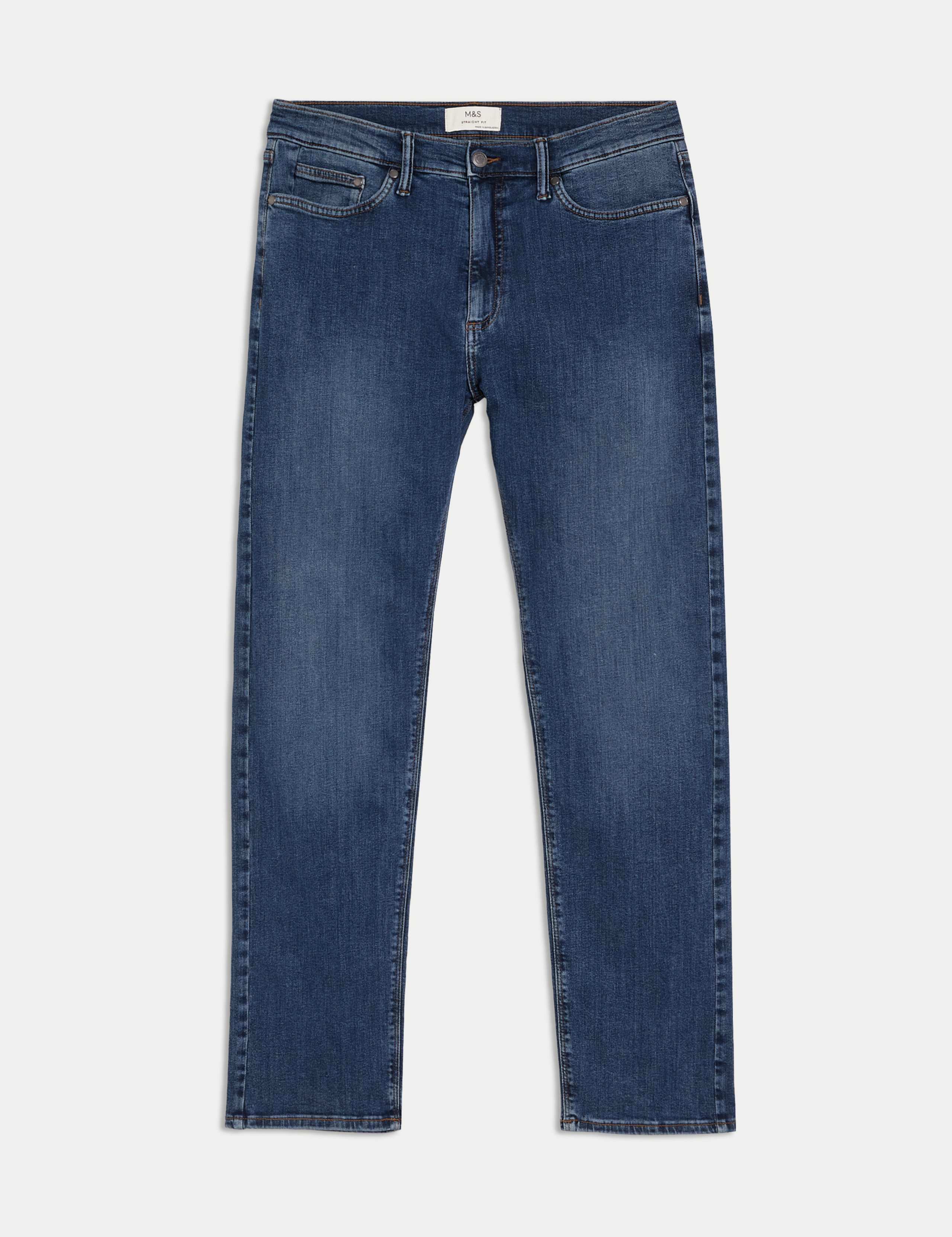Straight Fit Stretch Jeans 2 of 5