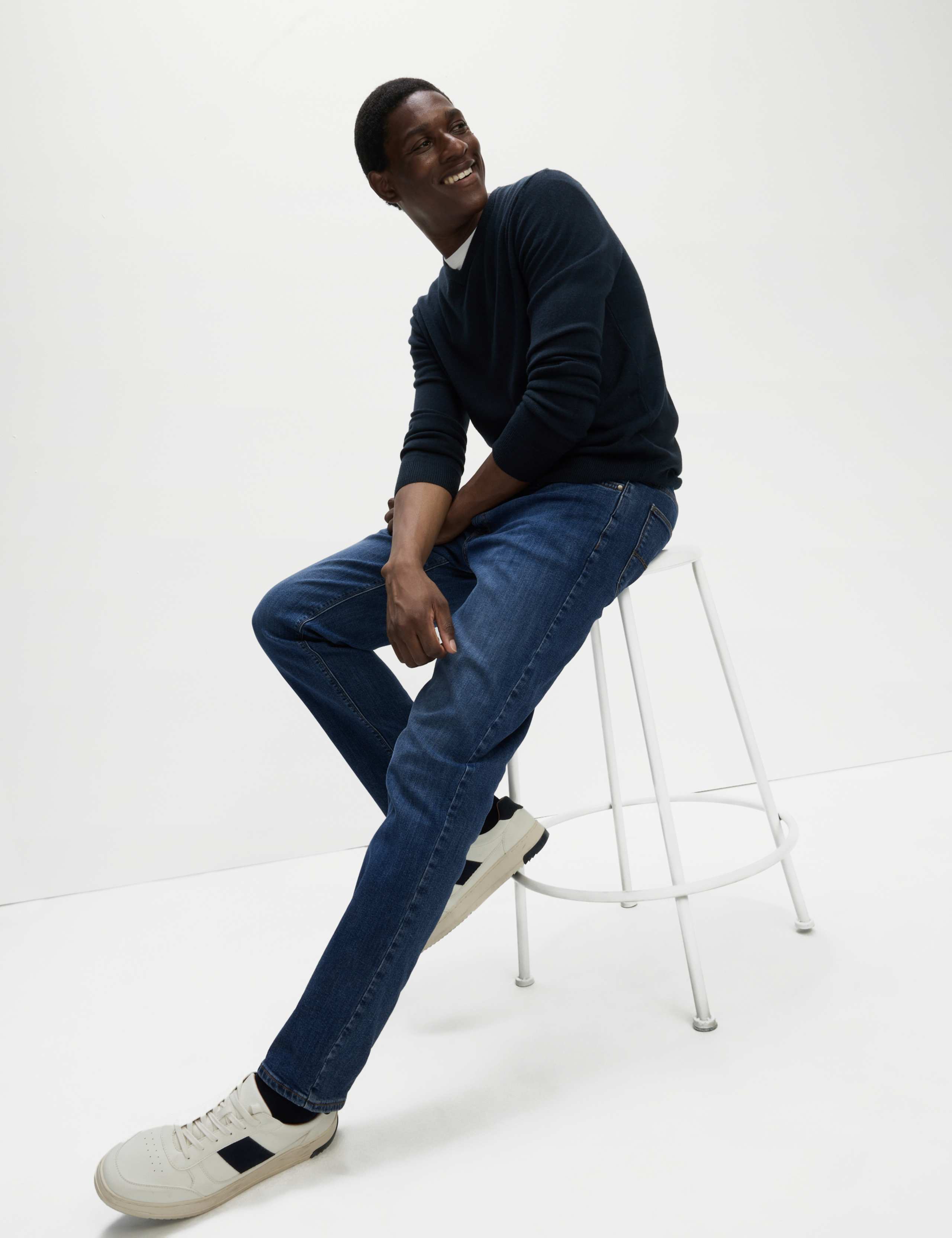 2 Pack Straight Fit Stretch Jeans 2 of 6