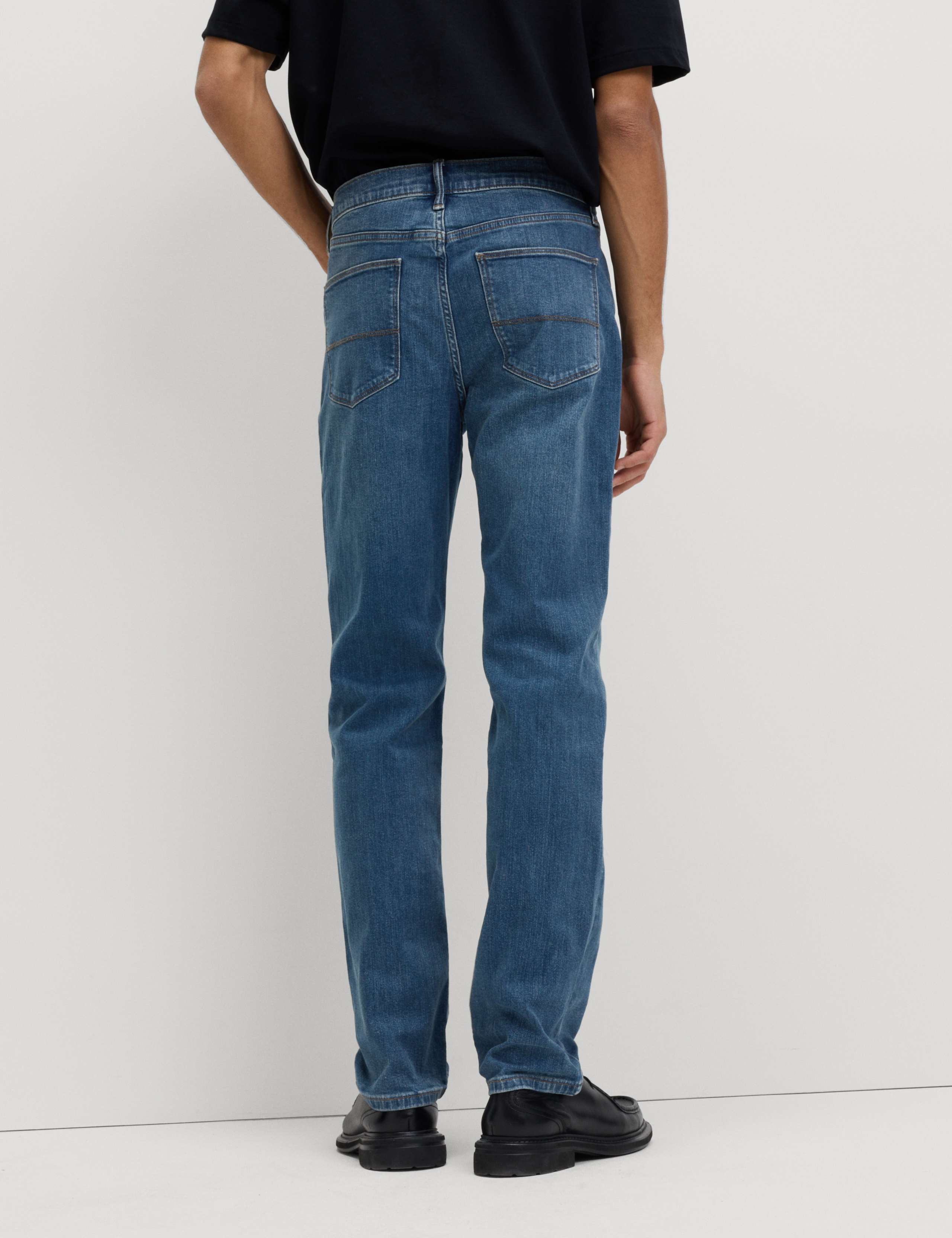 2 Pack Straight Fit Stretch Jeans 3 of 5