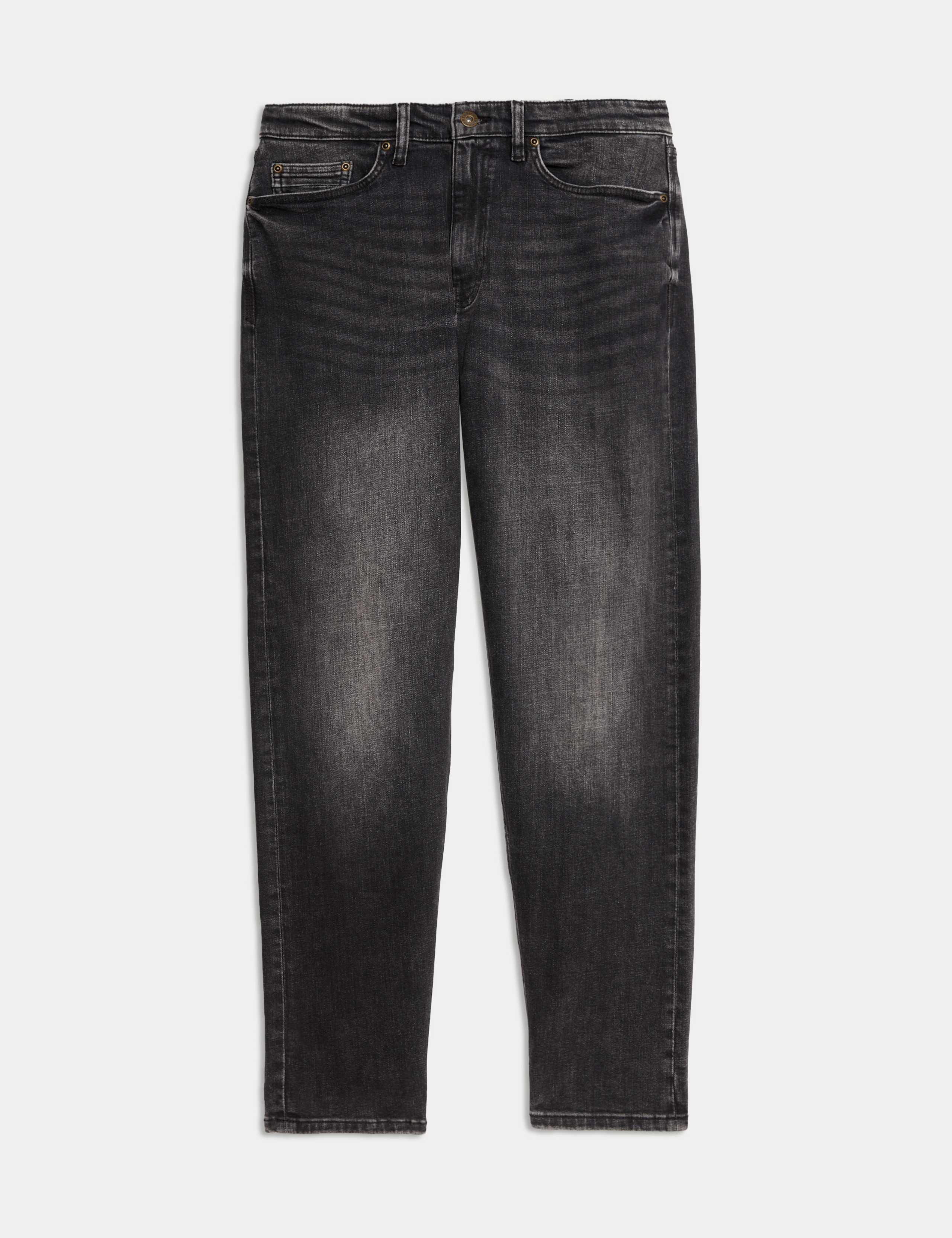 Tapered Fit Vintage Crosshatch Jeans 2 of 6