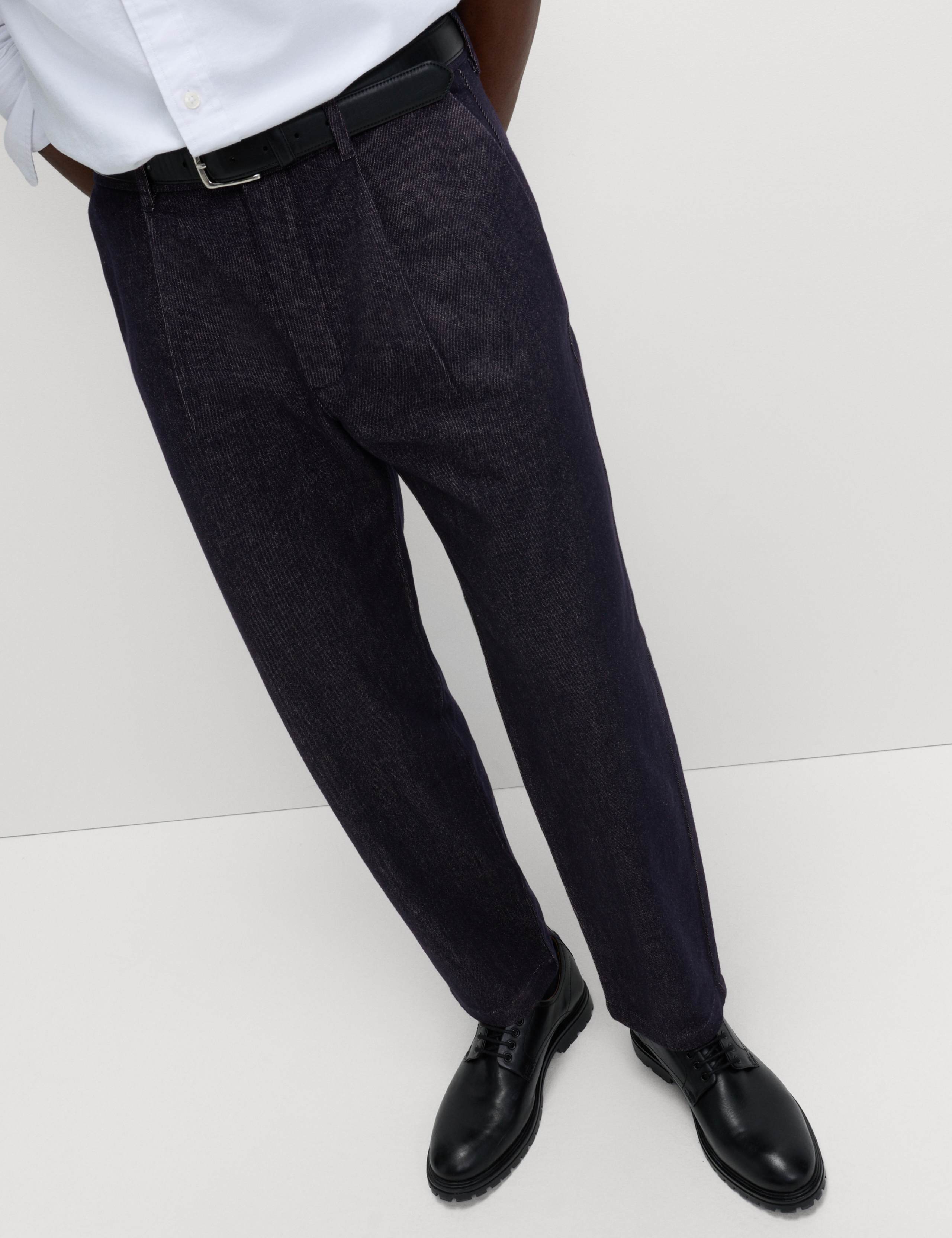 Tapered Fit Smart Pleat Jeans 6 of 6