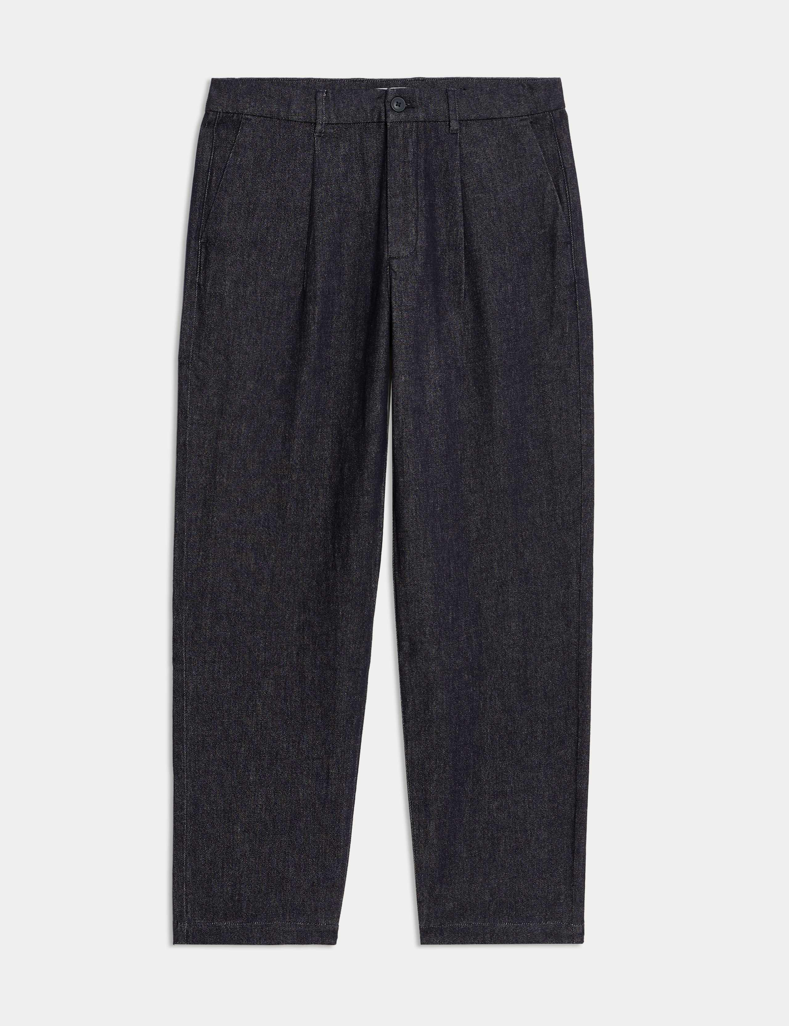 Tapered Fit Smart Pleat Jeans 2 of 6