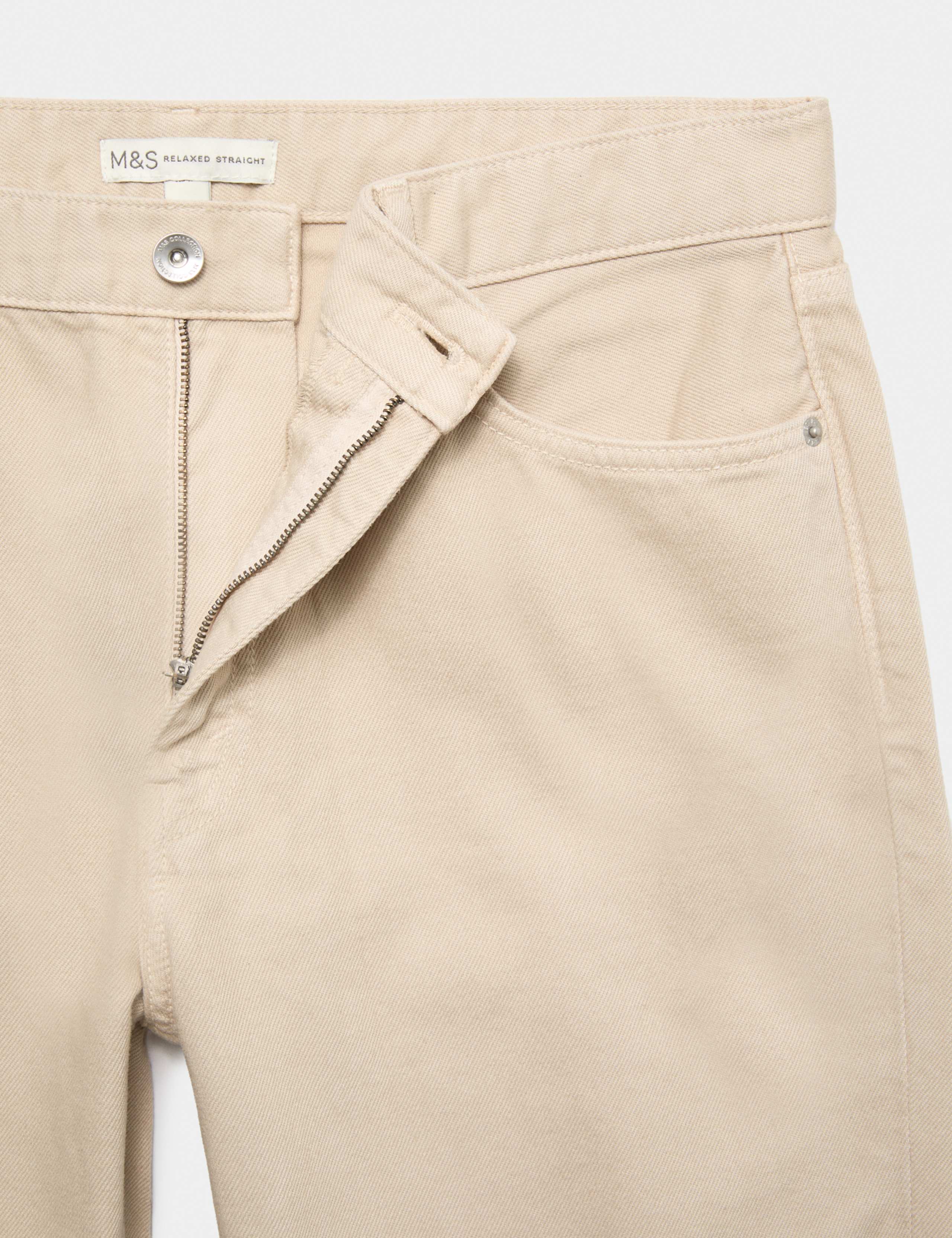 Authentic Relaxed Fit Straight Leg Rigid Jeans 2 of 3