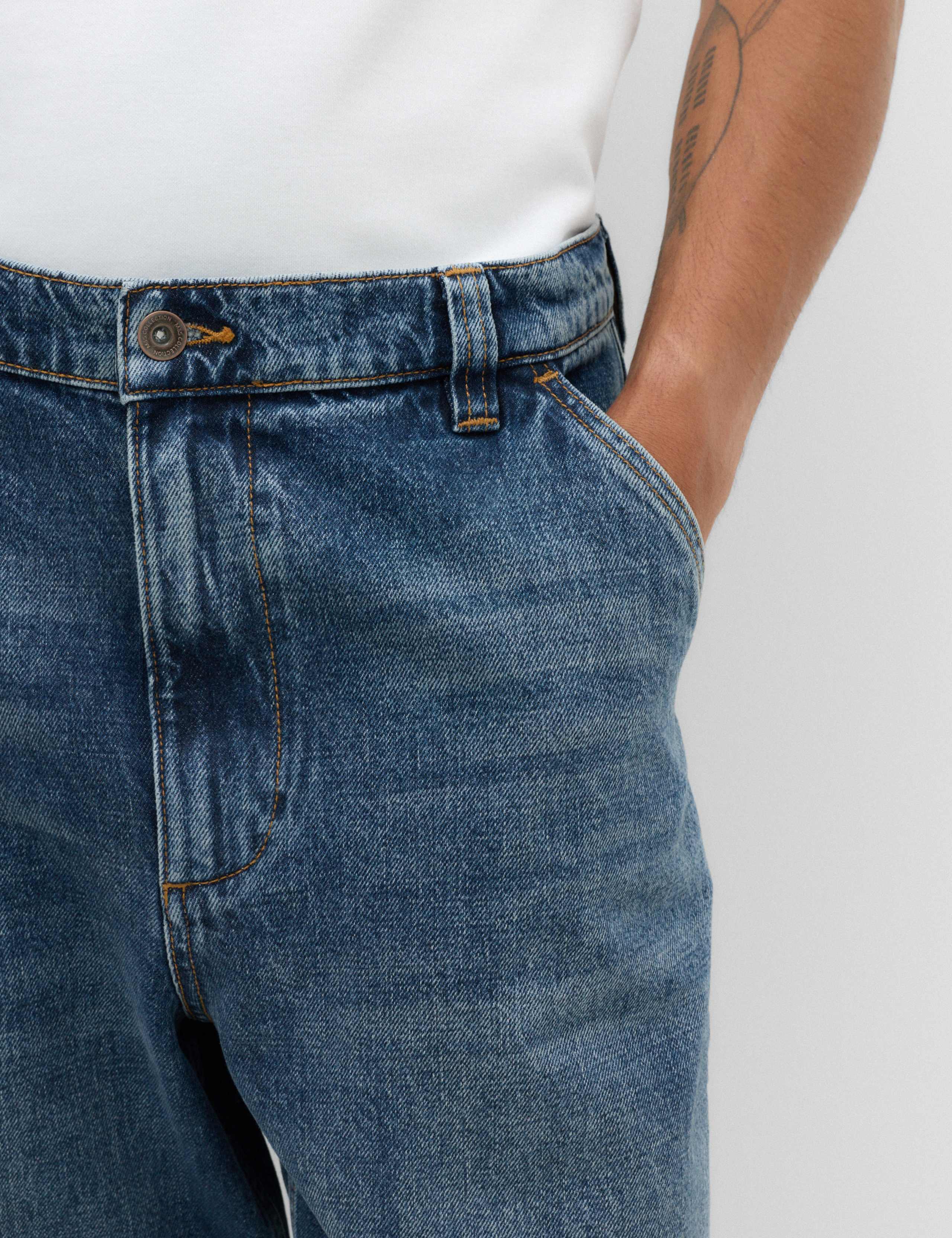 Loose Fit Pure Cotton Carpenter Jeans 3 of 7