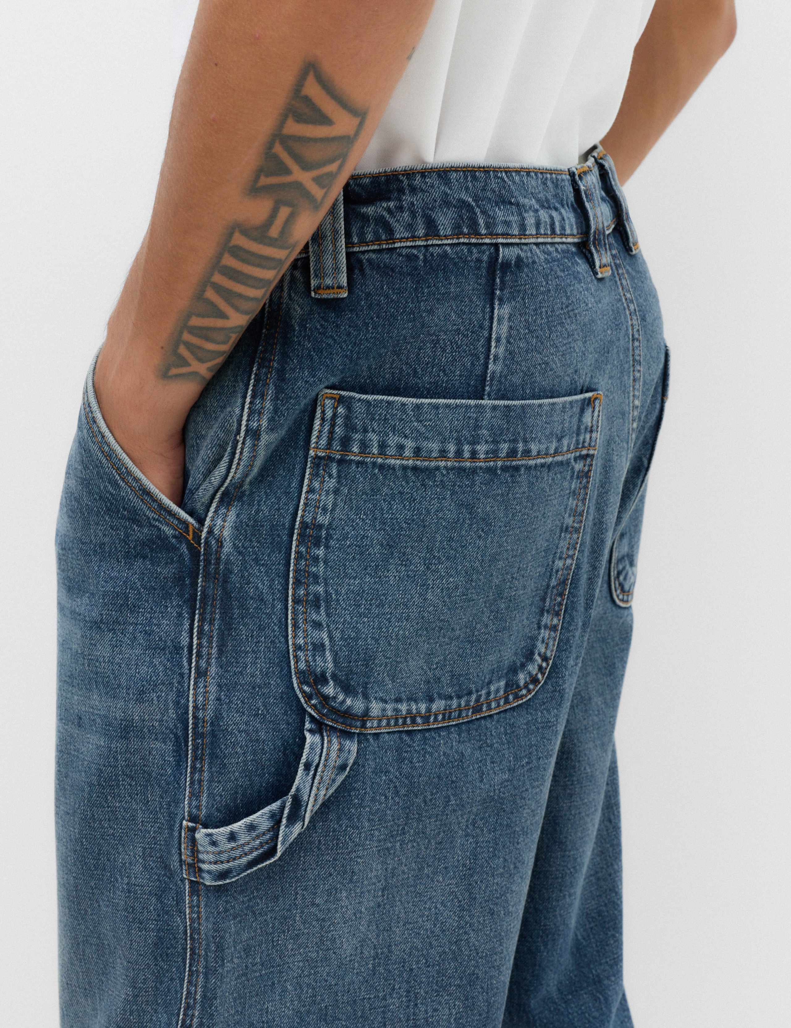 Loose Fit Pure Cotton Carpenter Jeans 4 of 7