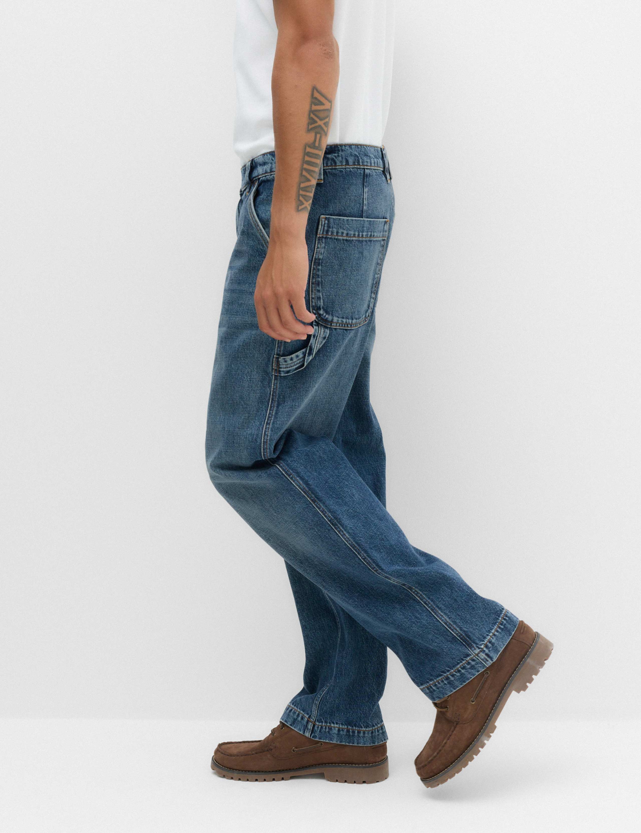Loose Fit Pure Cotton Carpenter Jeans 6 of 7