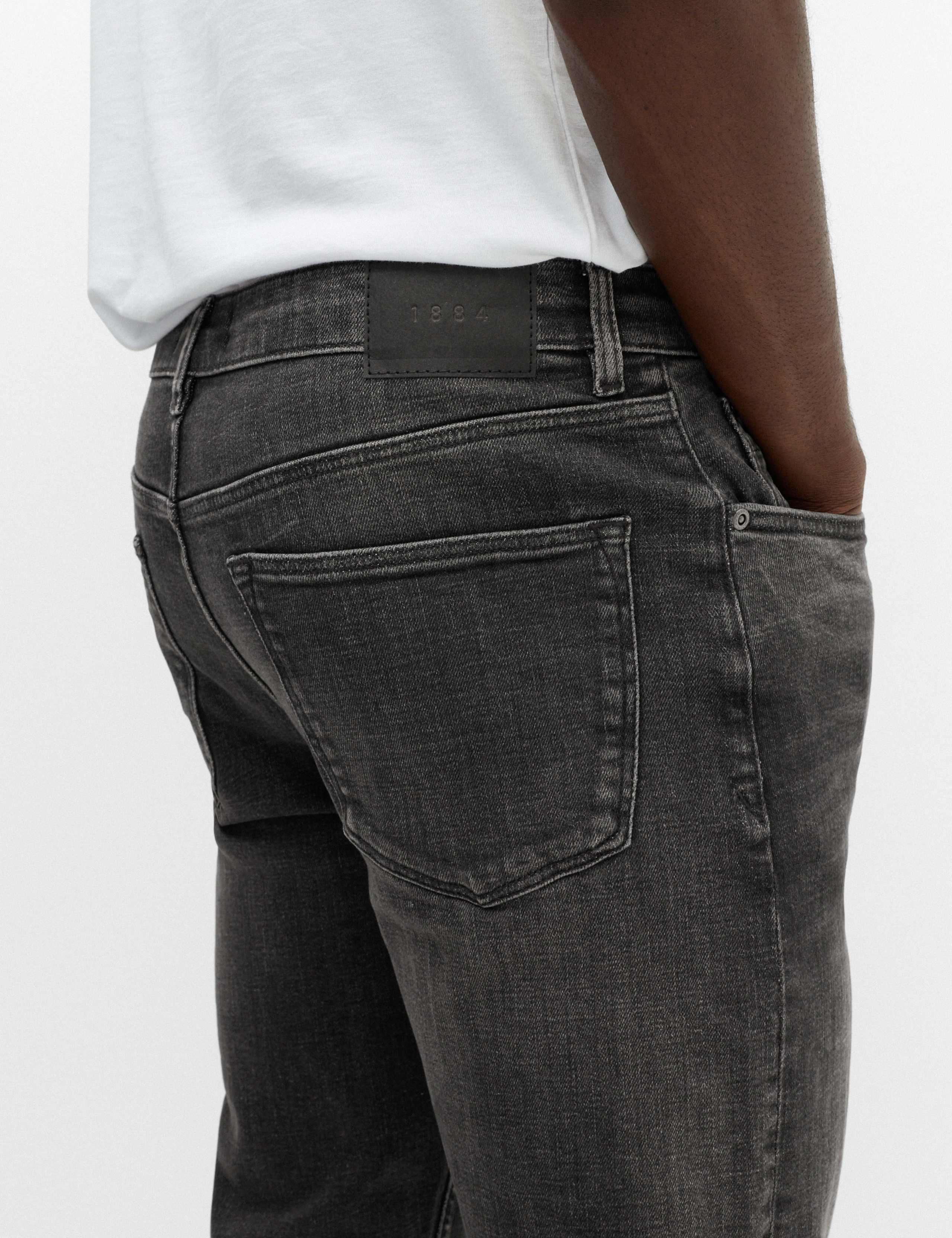 Authentic Tapered Fit Stretch Jeans 4 of 6