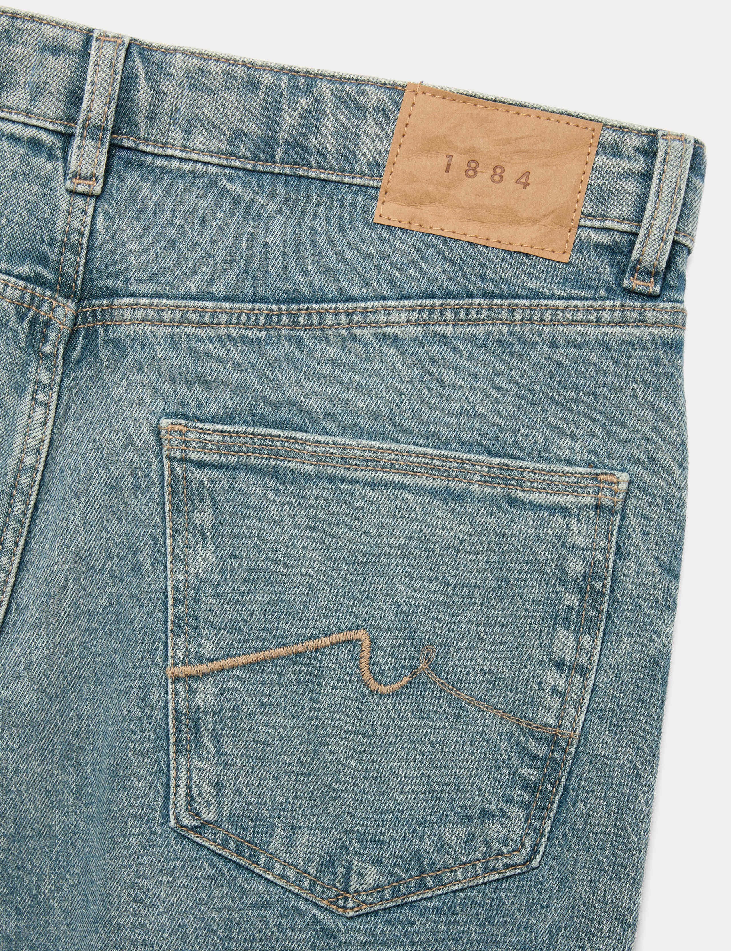 Authentic Tapered Fit Stretch Jeans 8 of 8