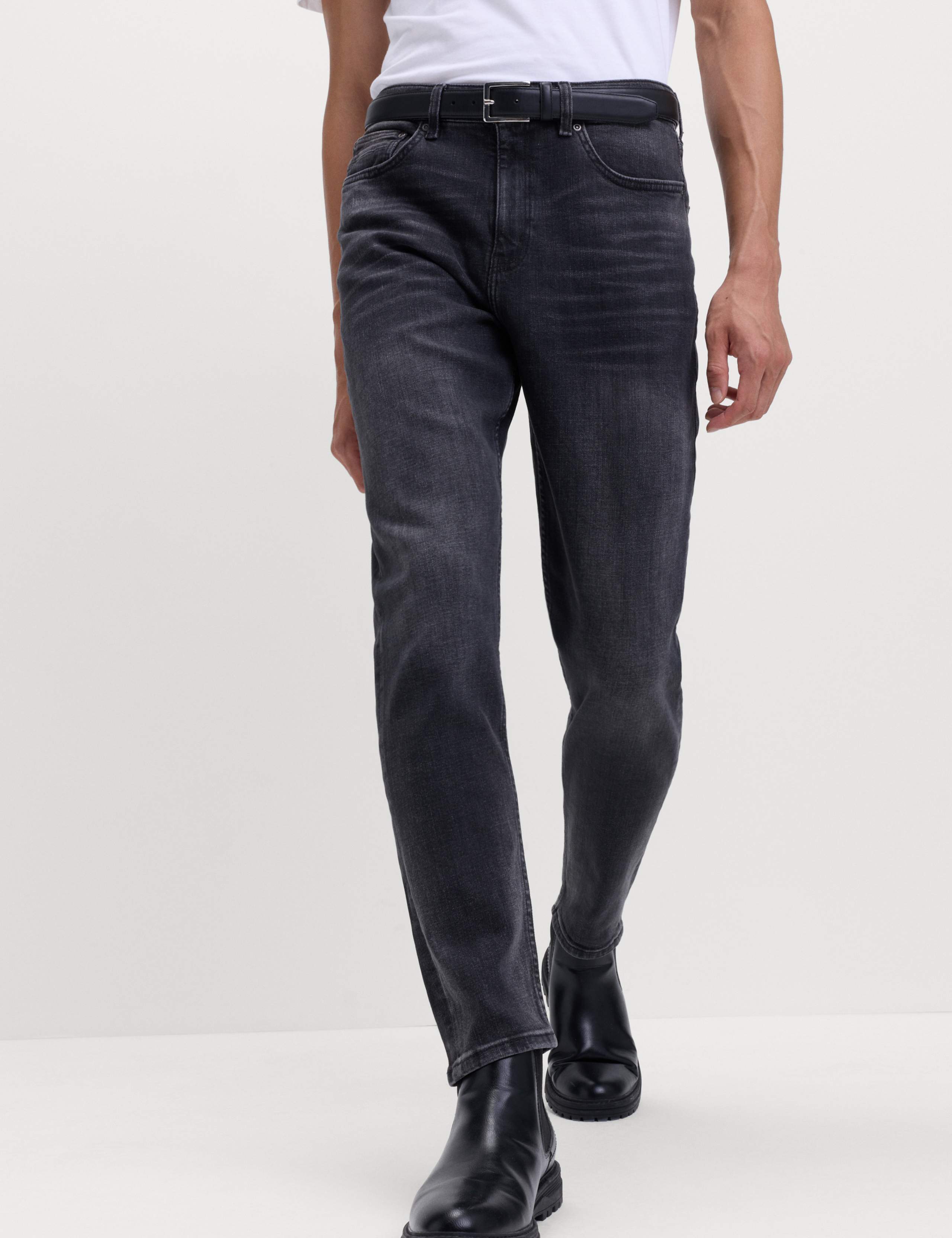 Authentic Tapered Fit Stretch Jeans 5 of 5