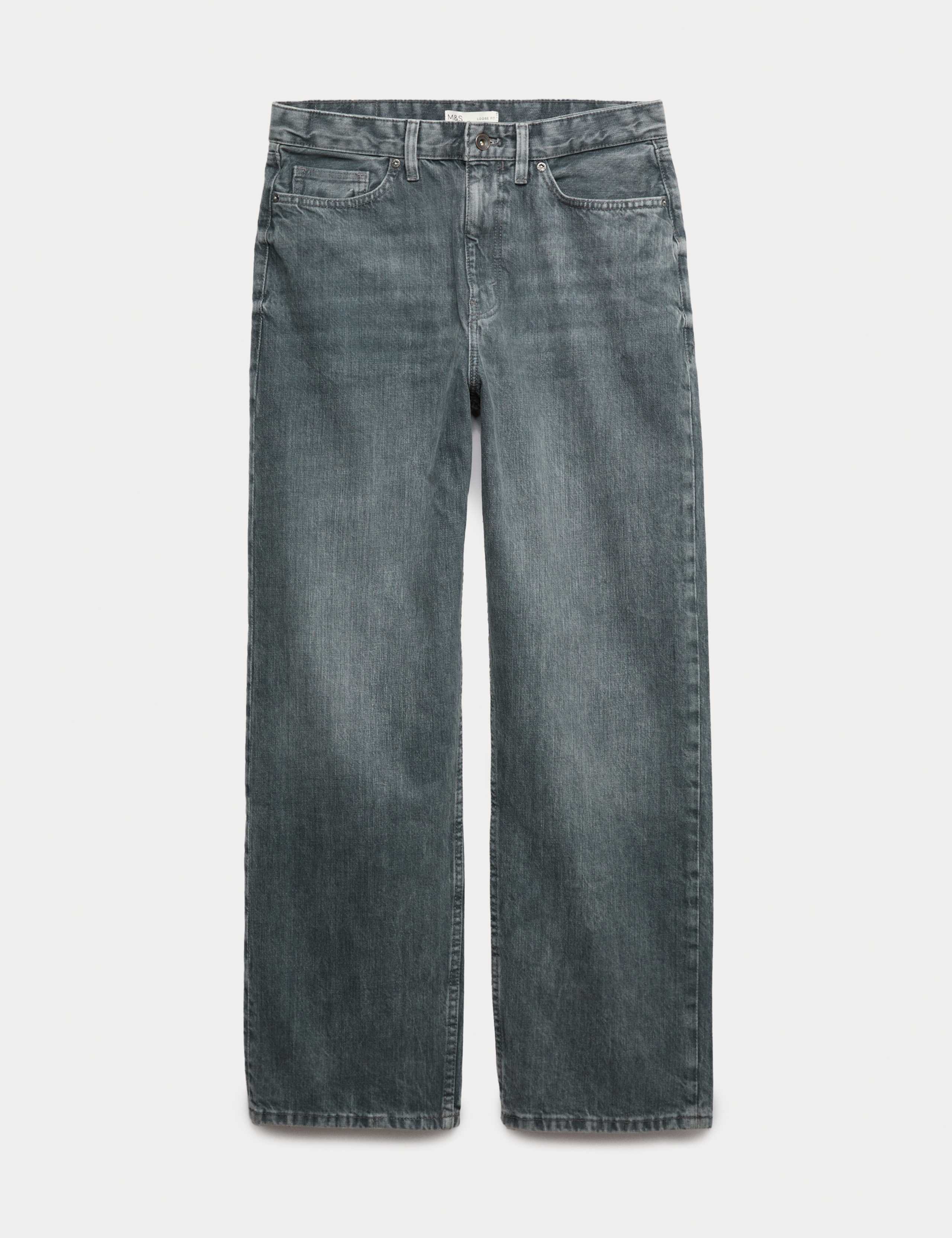 Loose Fit Rigid Denim Jeans 2 of 4