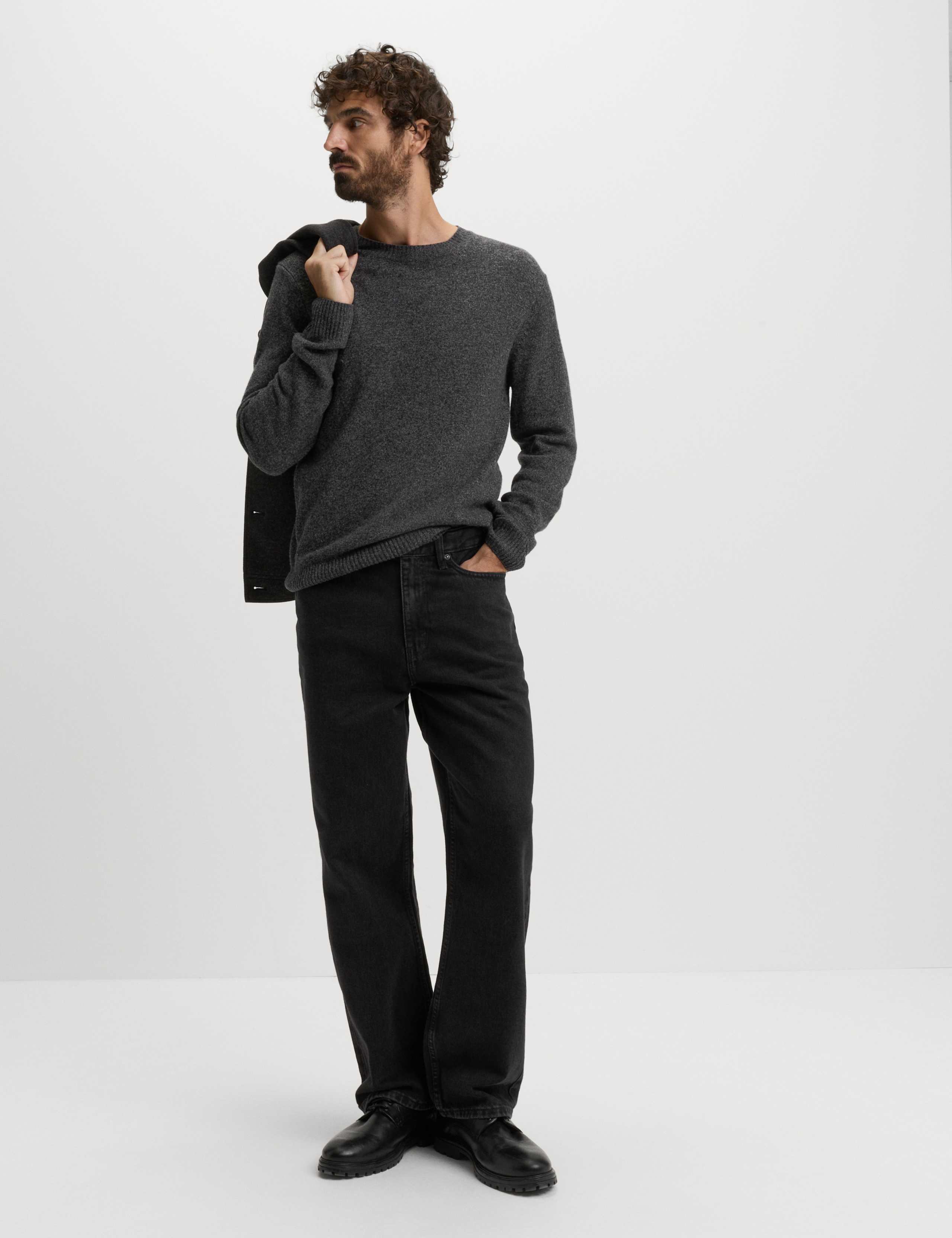 Loose Fit Rigid Denim Jeans 4 of 6