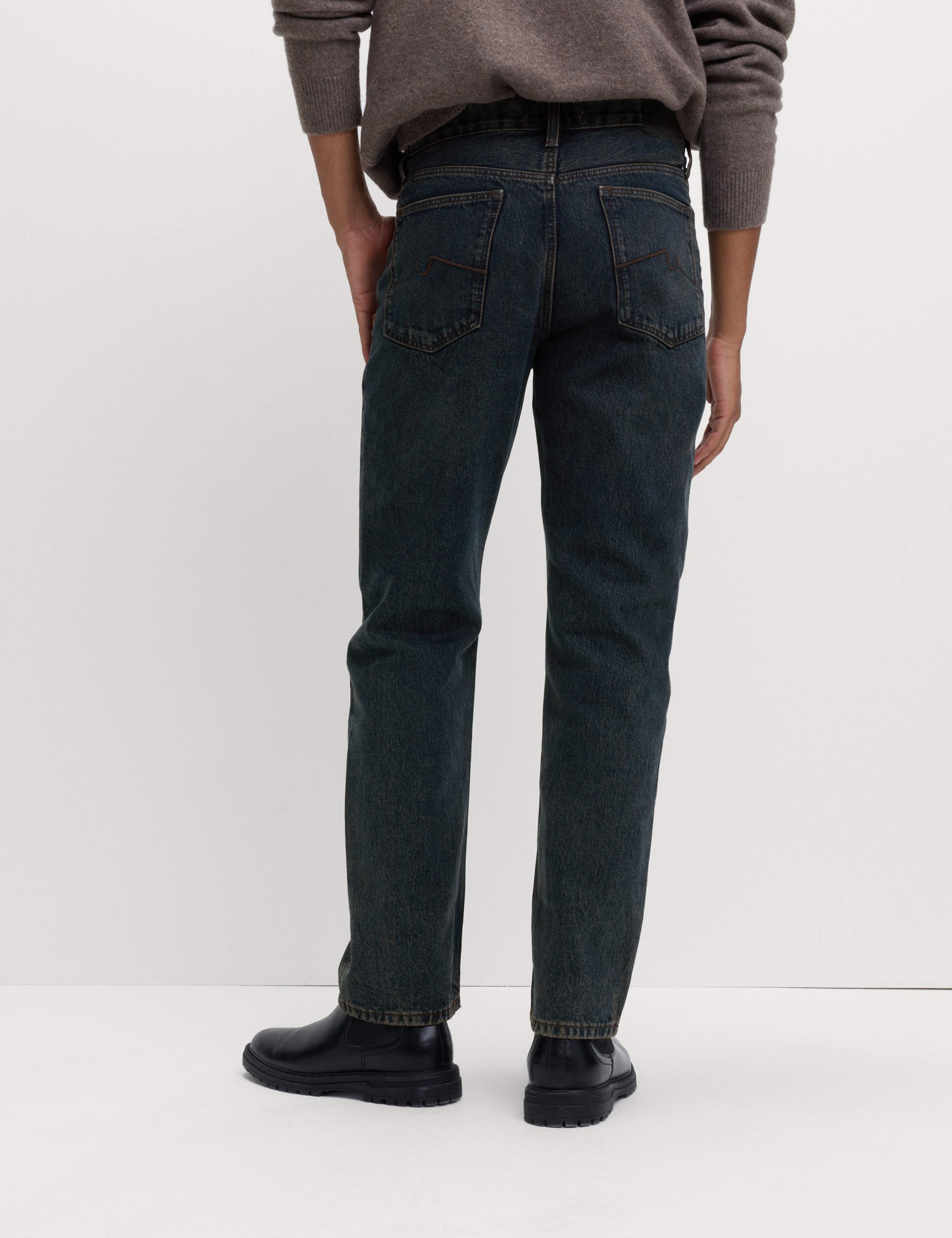 Straight Fit Rigid Denim Jeans 5 of 8