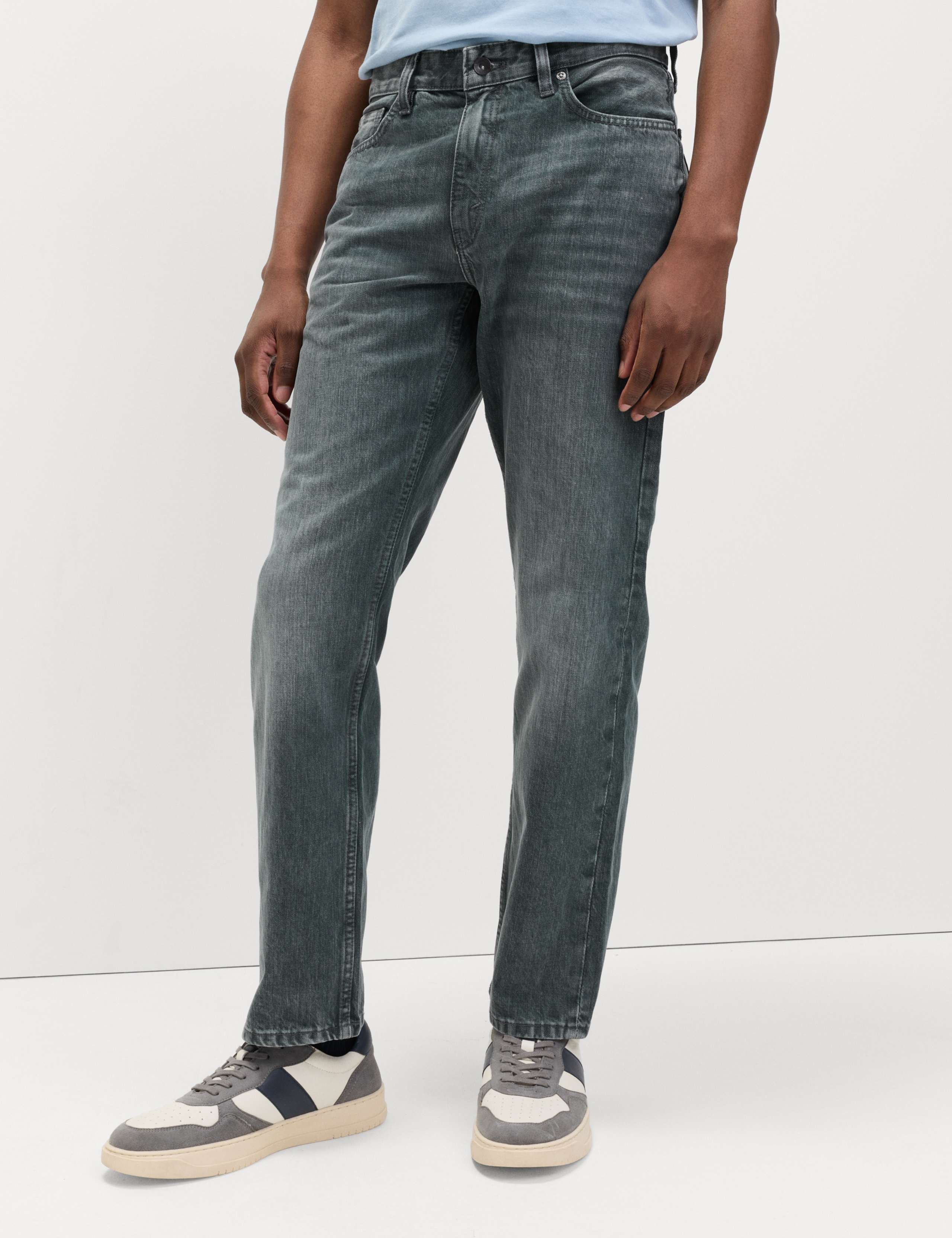 Straight Fit Rigid Denim Jeans 1 of 5
