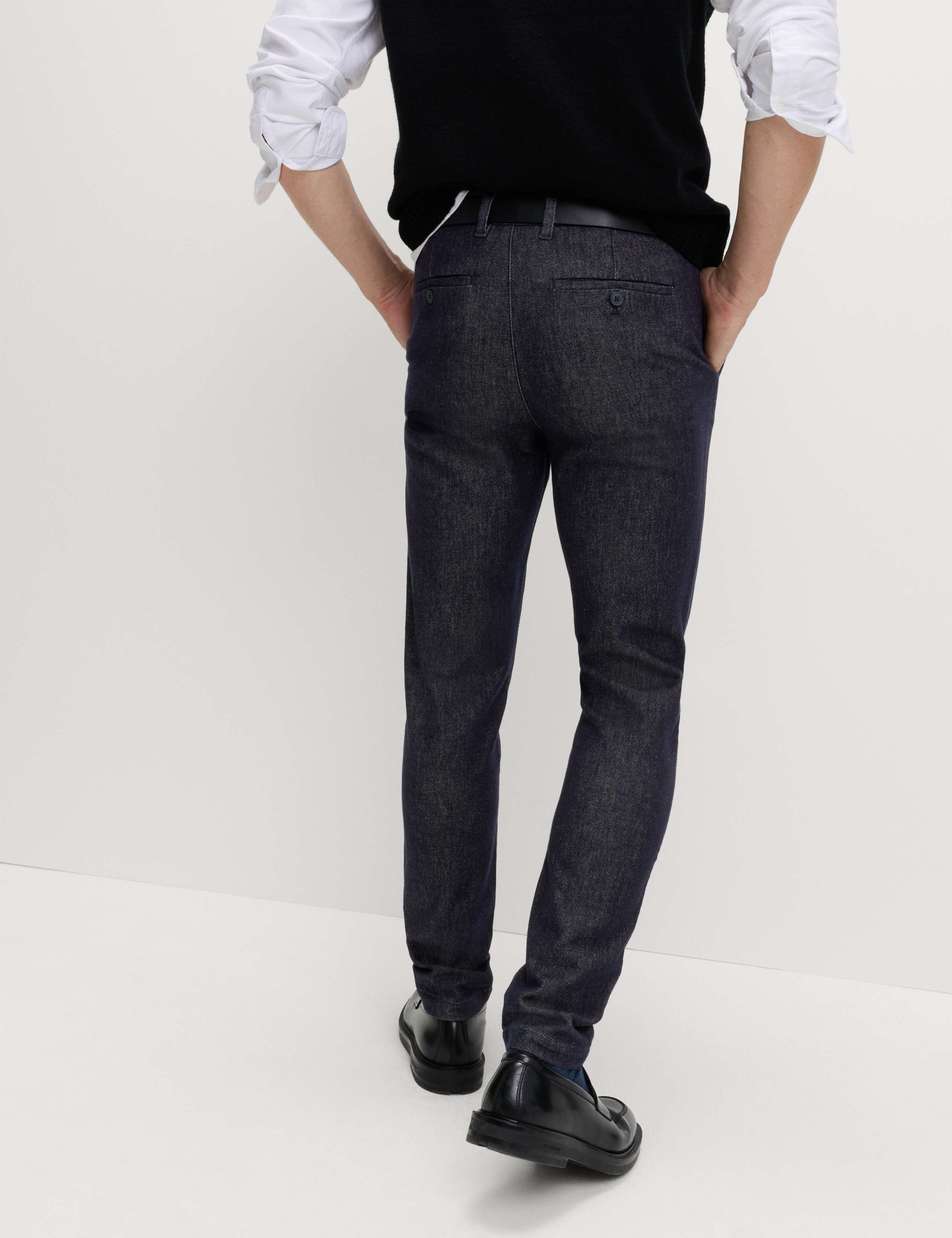 Tapered Fit Denim Chinos 7 of 7