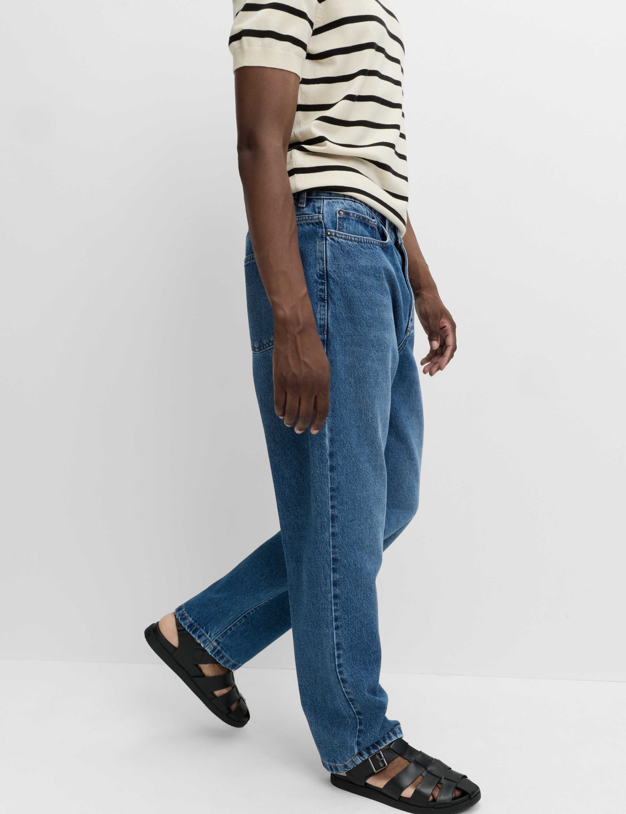 Baggy Fit Denim Jeans 4 of 5