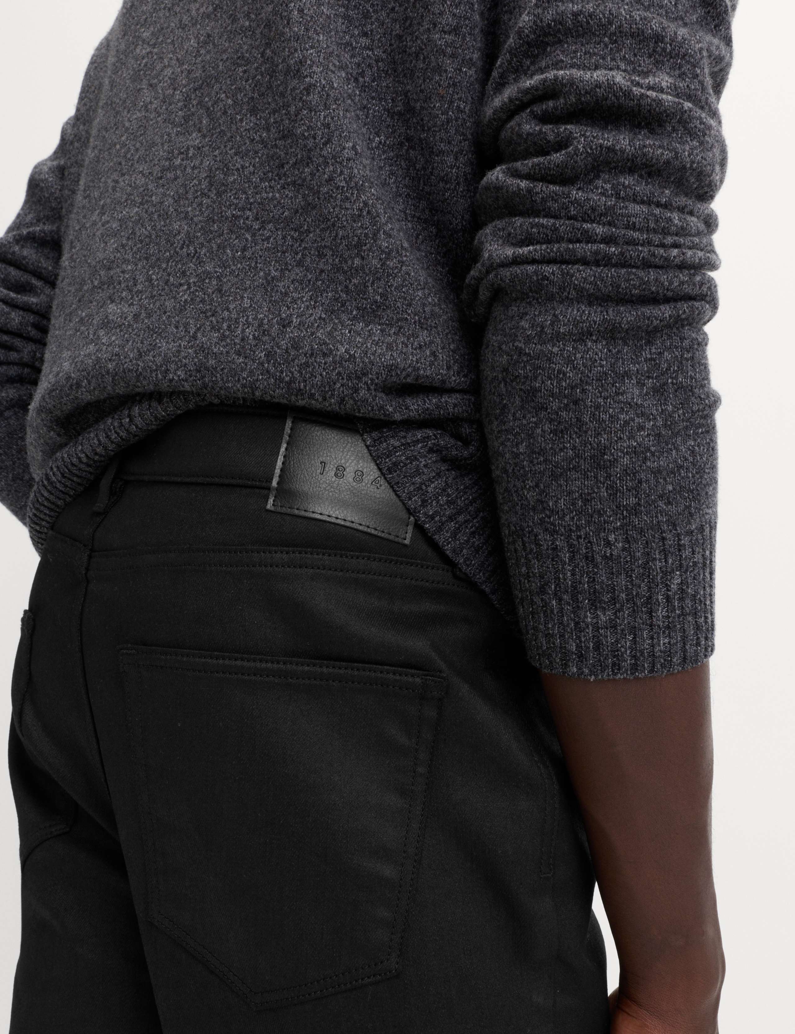 Straight Fit Coated Denim Jeans 5 of 6