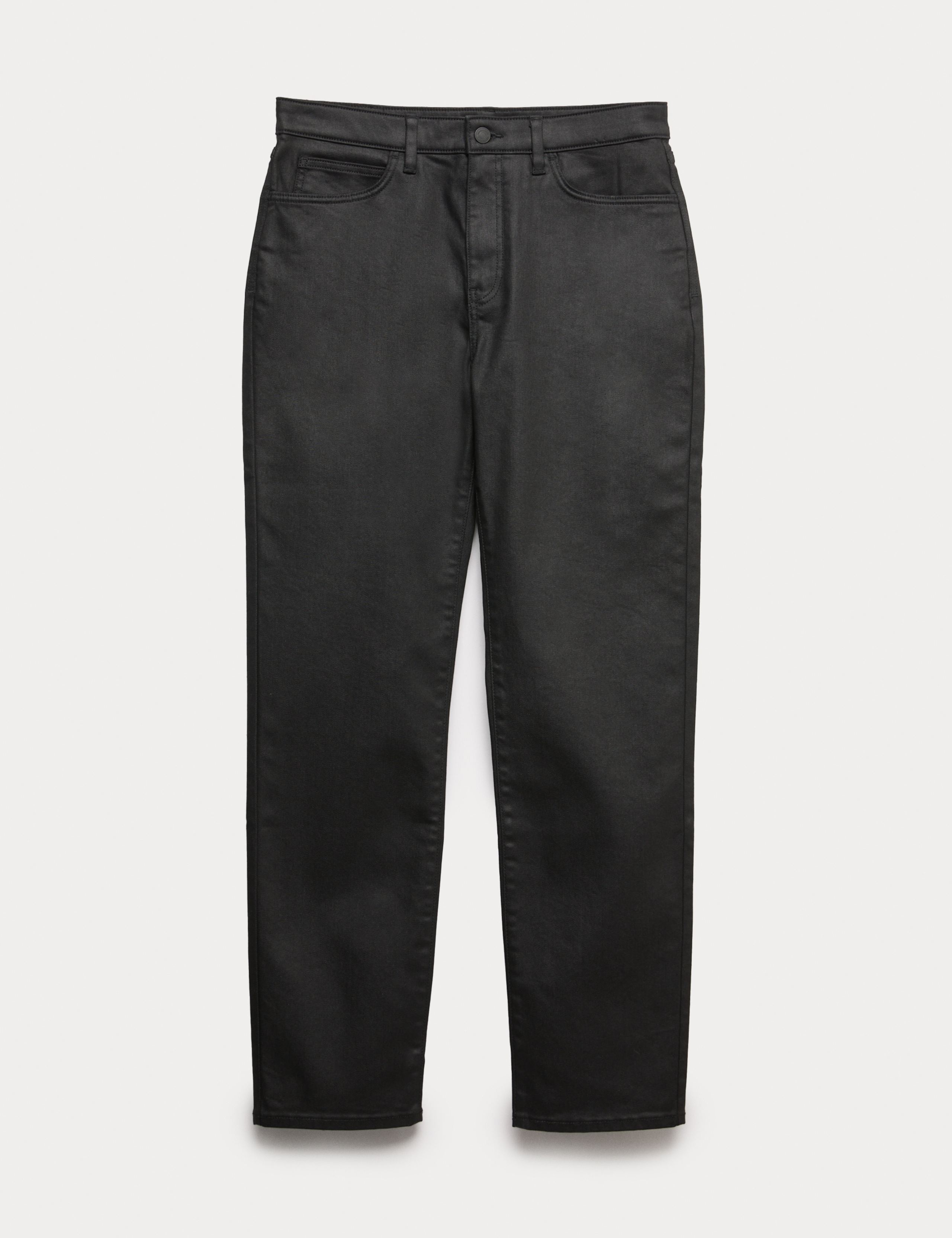 Straight Fit Coated Denim Jeans 2 of 6