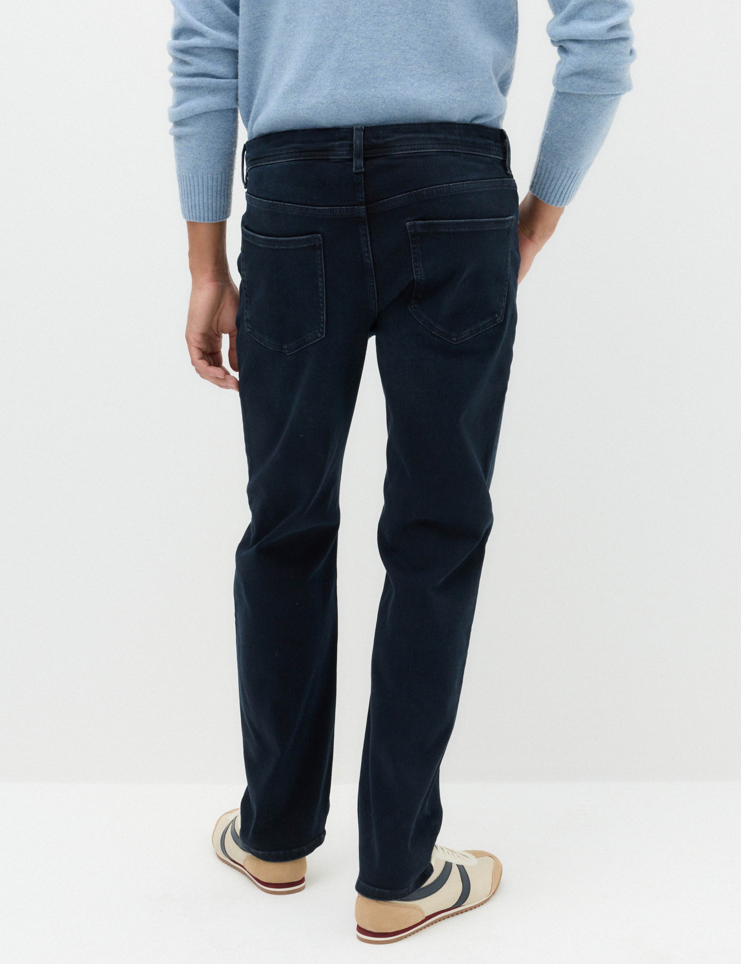 Straight Fit Textured Comfort Stretch Jeans 5 of 6