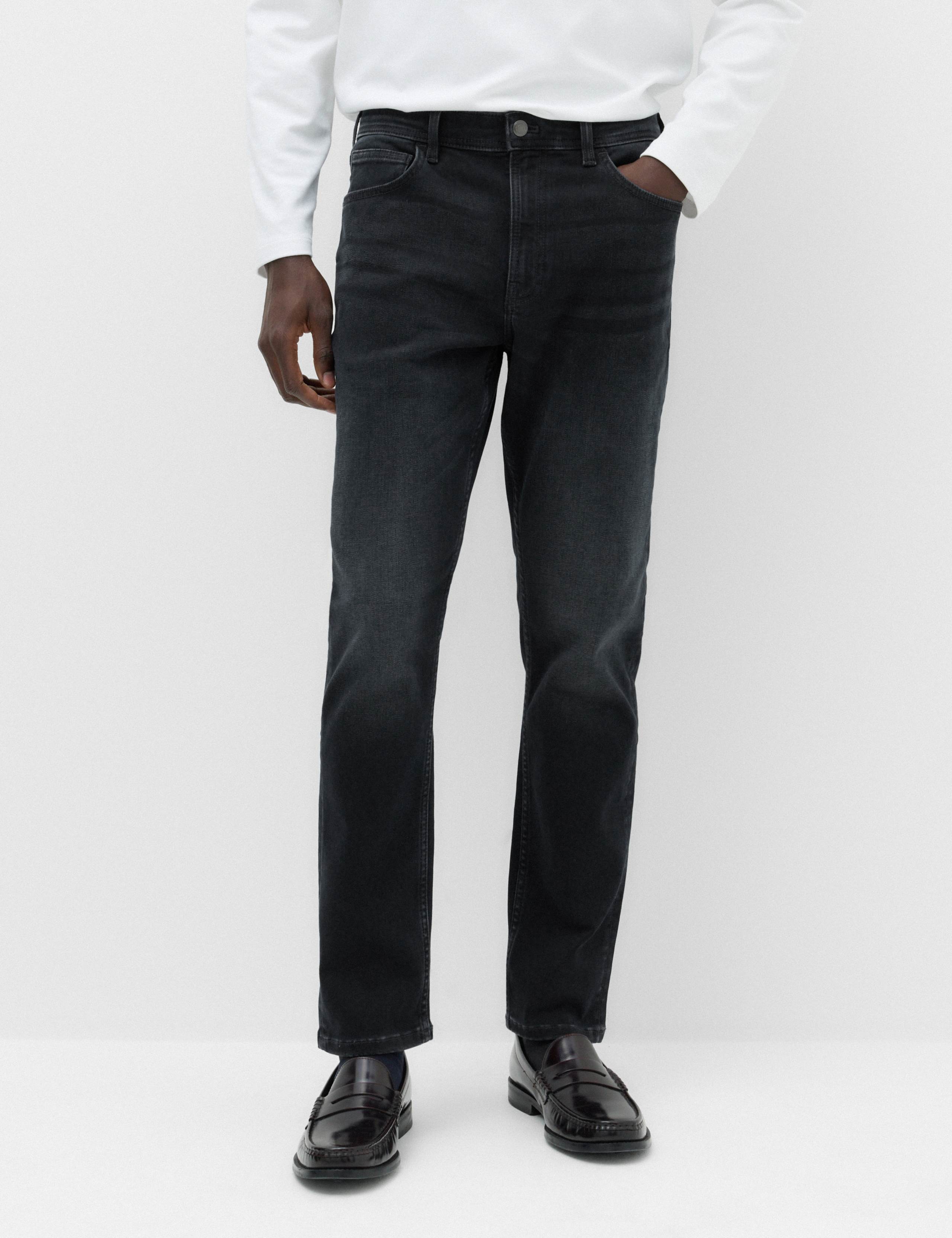 Slim Fit Textured Comfort Stretch Jeans 1 of 6