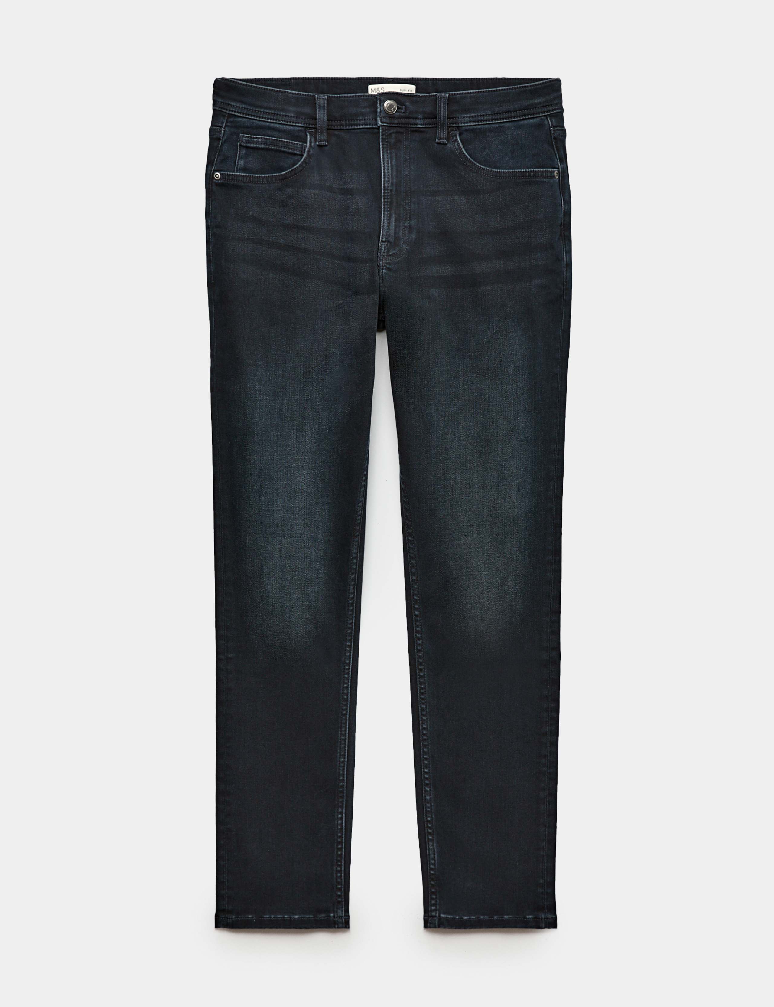 Slim Fit Textured Comfort Stretch Jeans 2 of 6