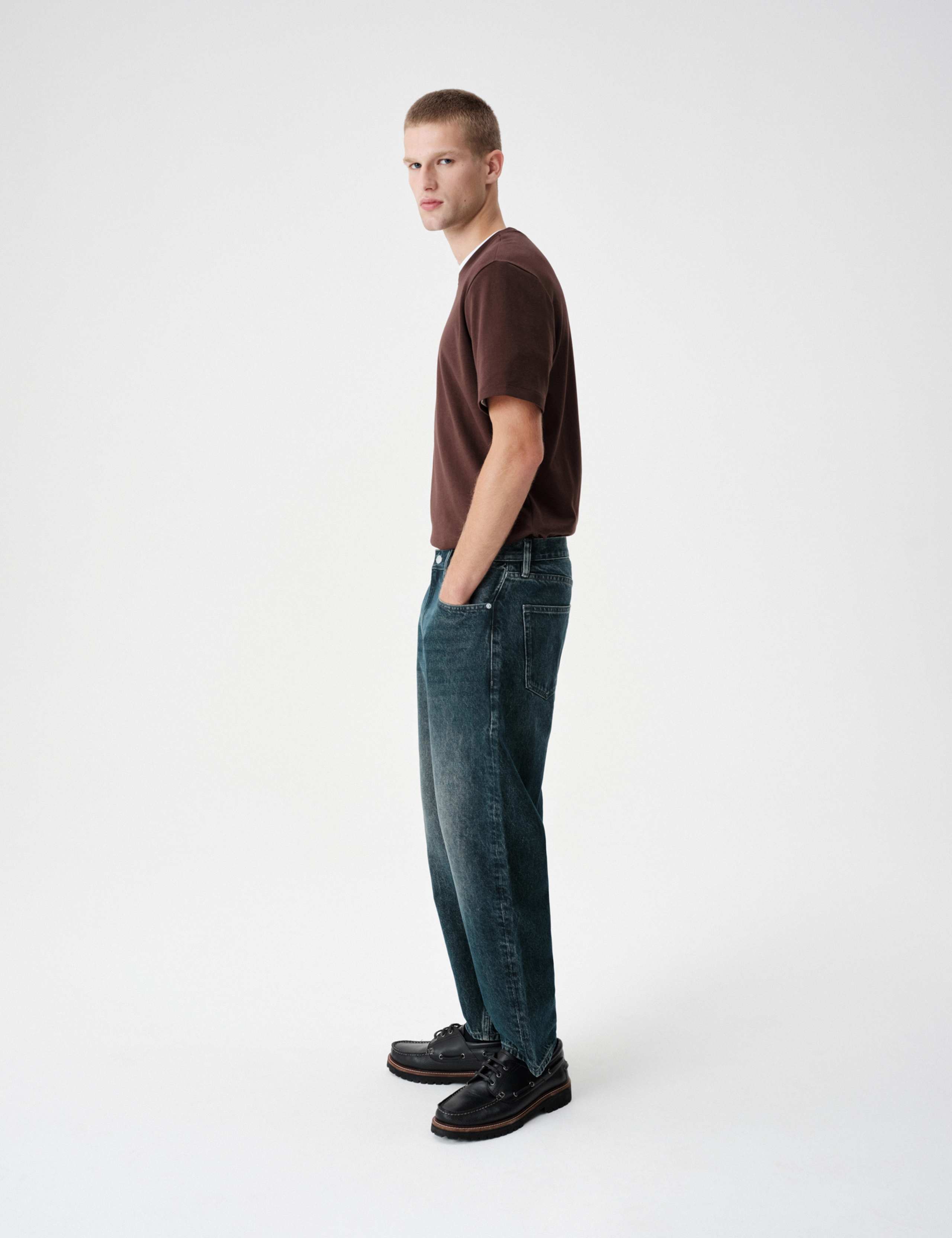 Barrel Fit Lyocell Blend Jean 4 of 8