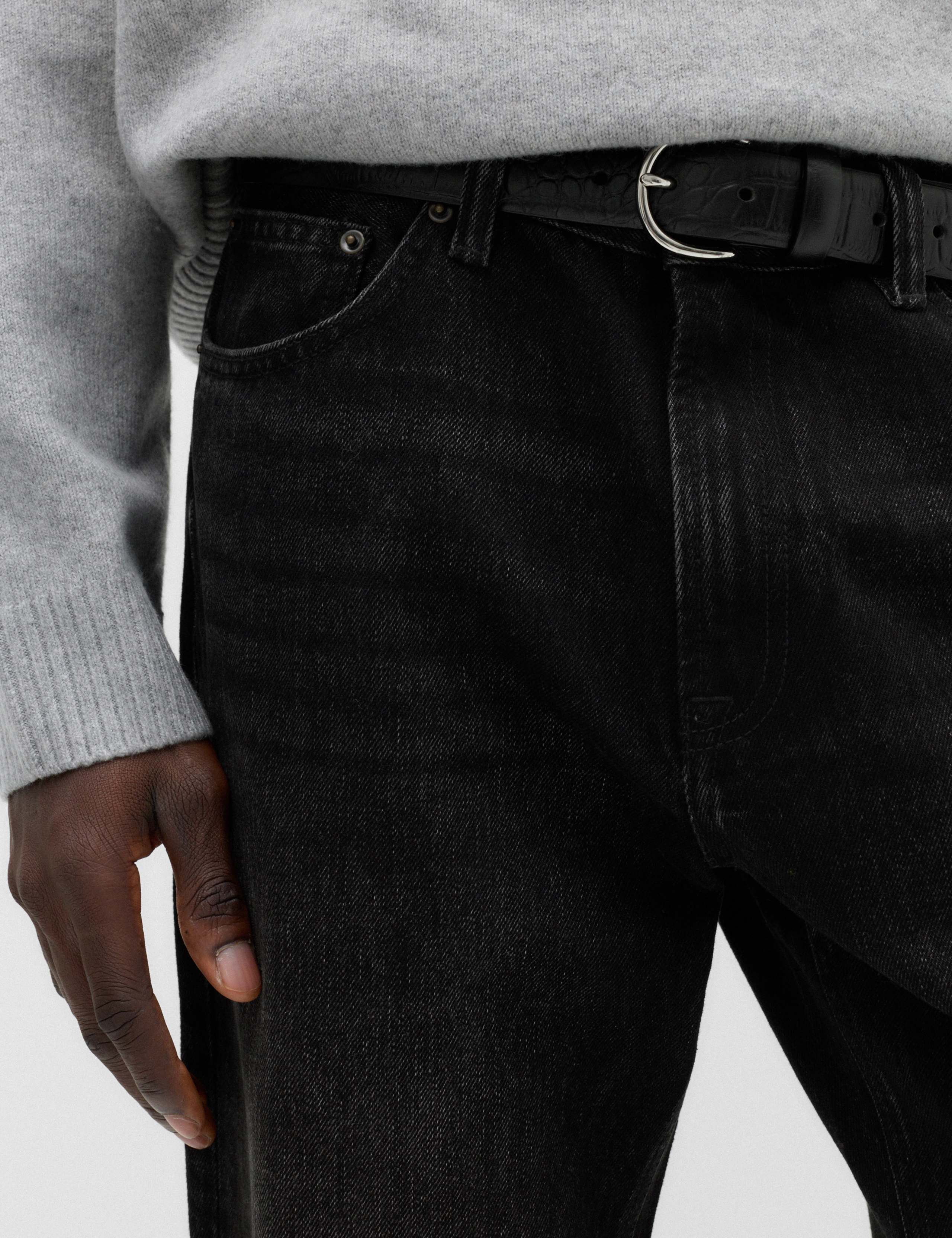 Relaxed Straight Fit Authentic Rigid Jeans 3 of 7