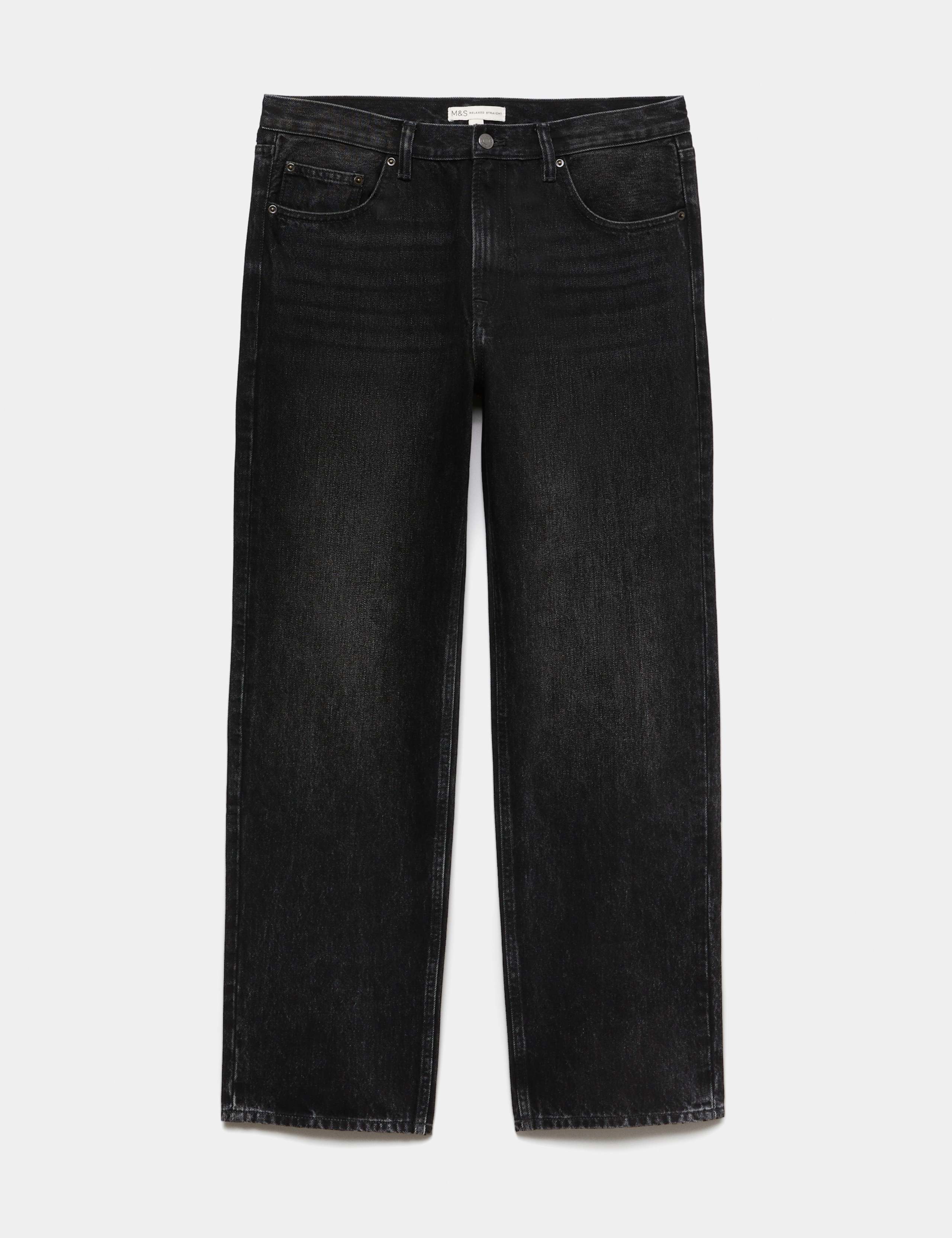 Relaxed Straight Fit Authentic Rigid Jeans 2 of 7