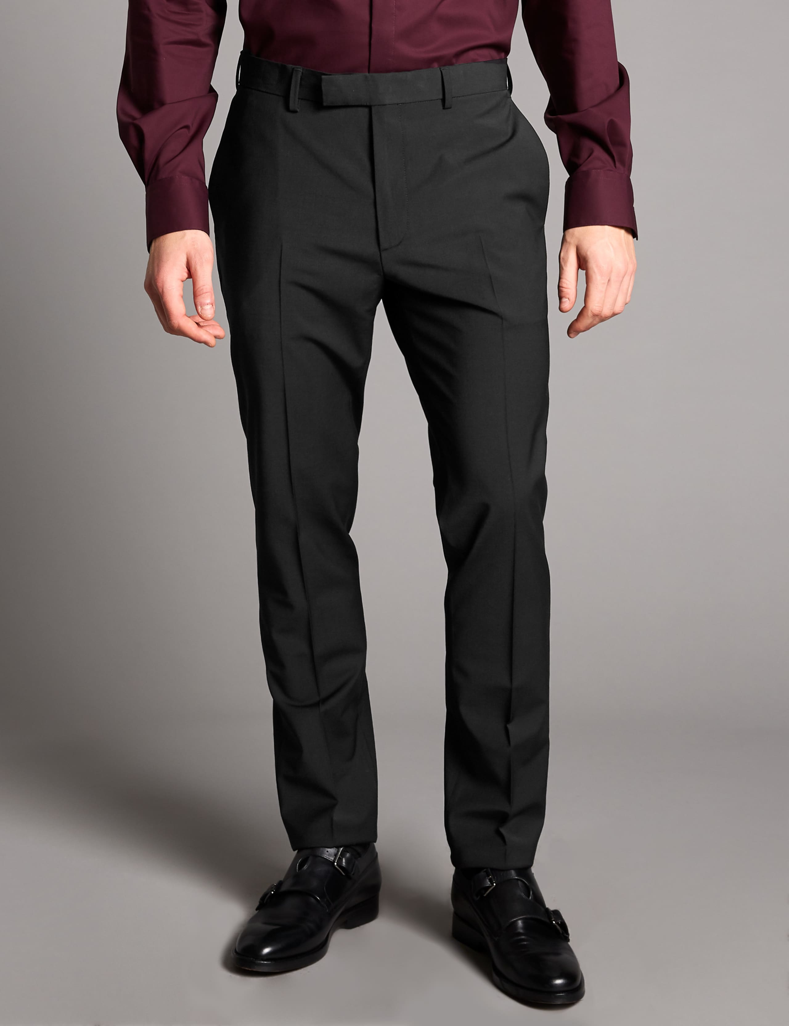 Slim Fit Wool Rich Chinos 1 of 5