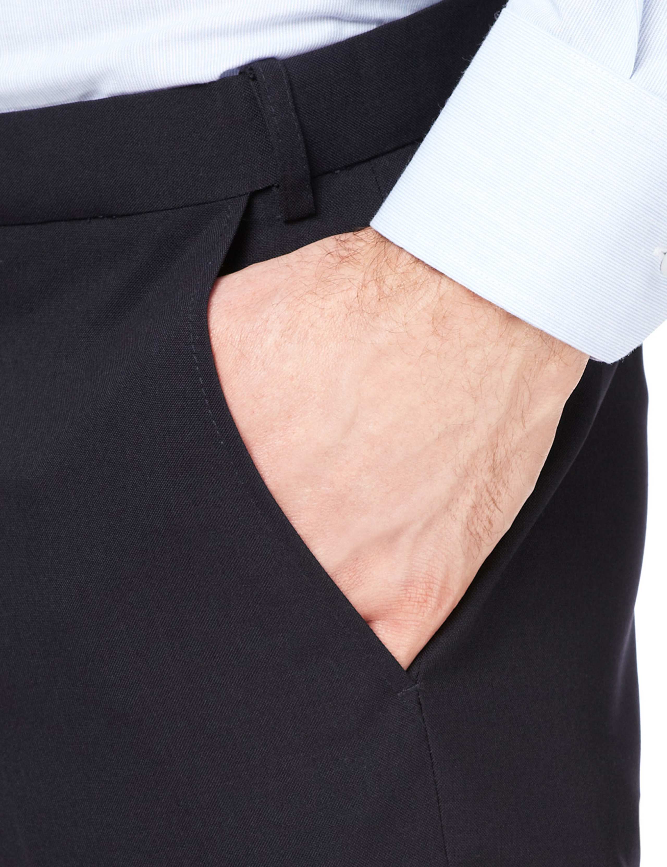 Shorter Length Flat Front Trousers 4 of 4