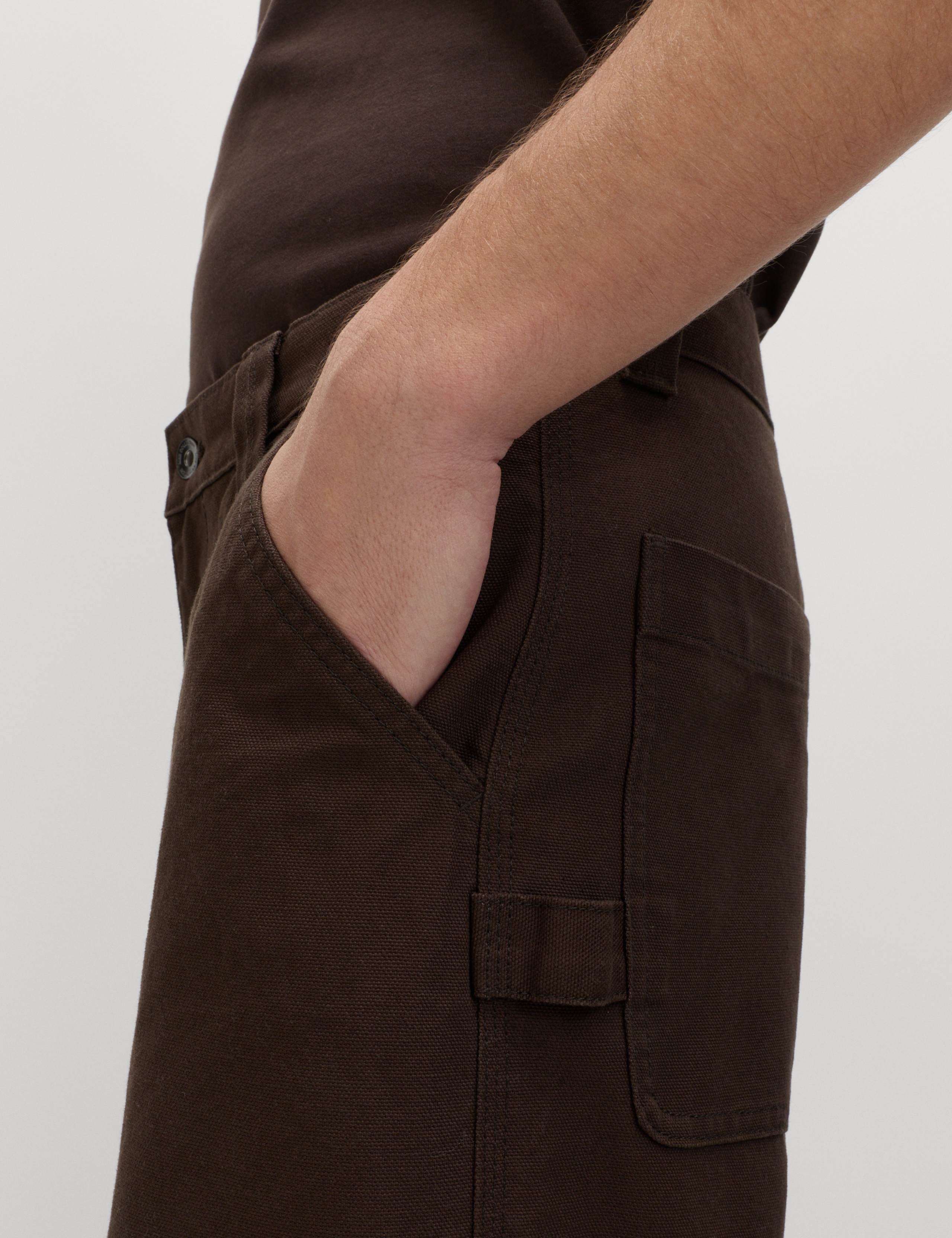 Loose Fit Pure Cotton Utility Trousers 3 of 6
