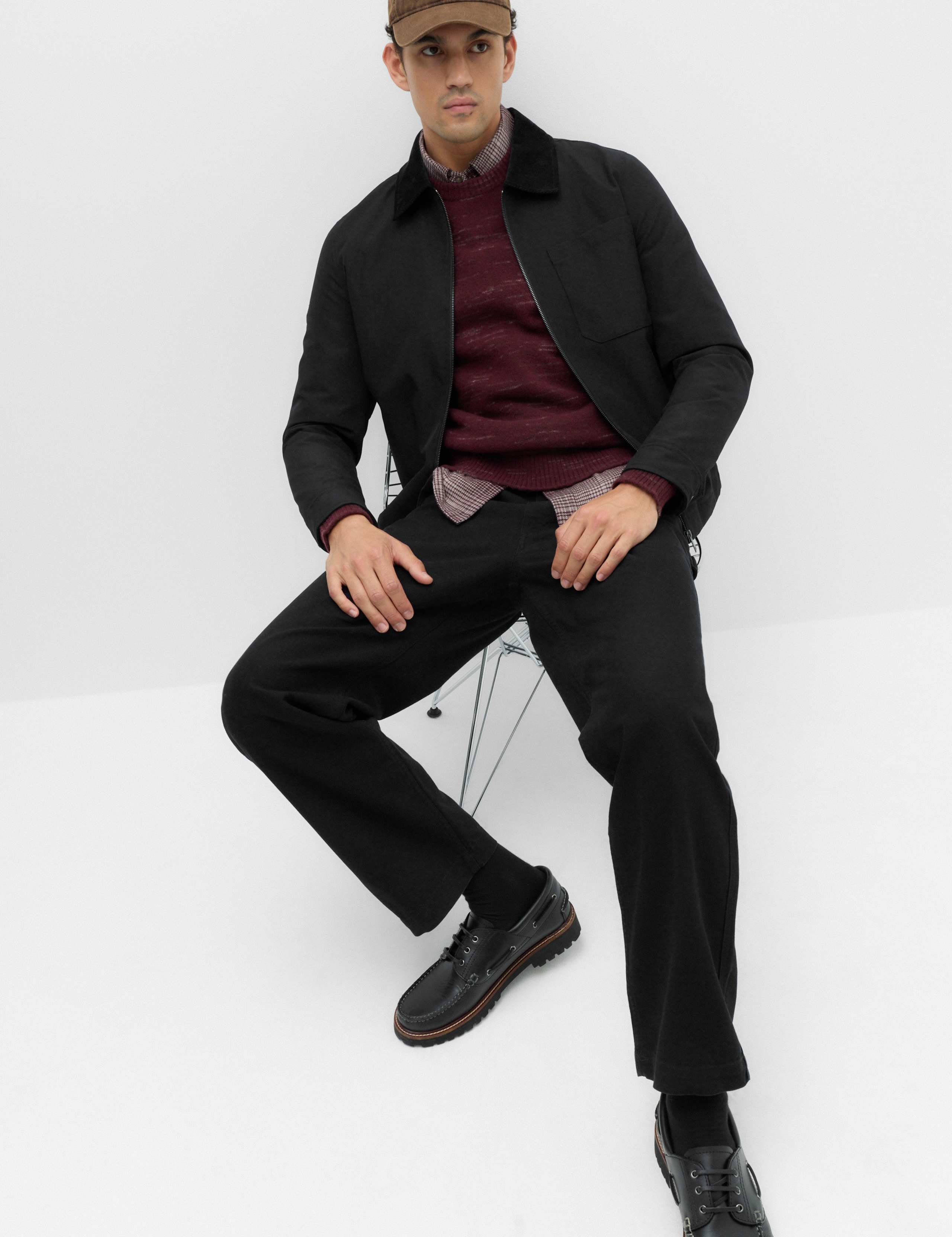 Loose Fit Pure Cotton Utility Trousers 6 of 7