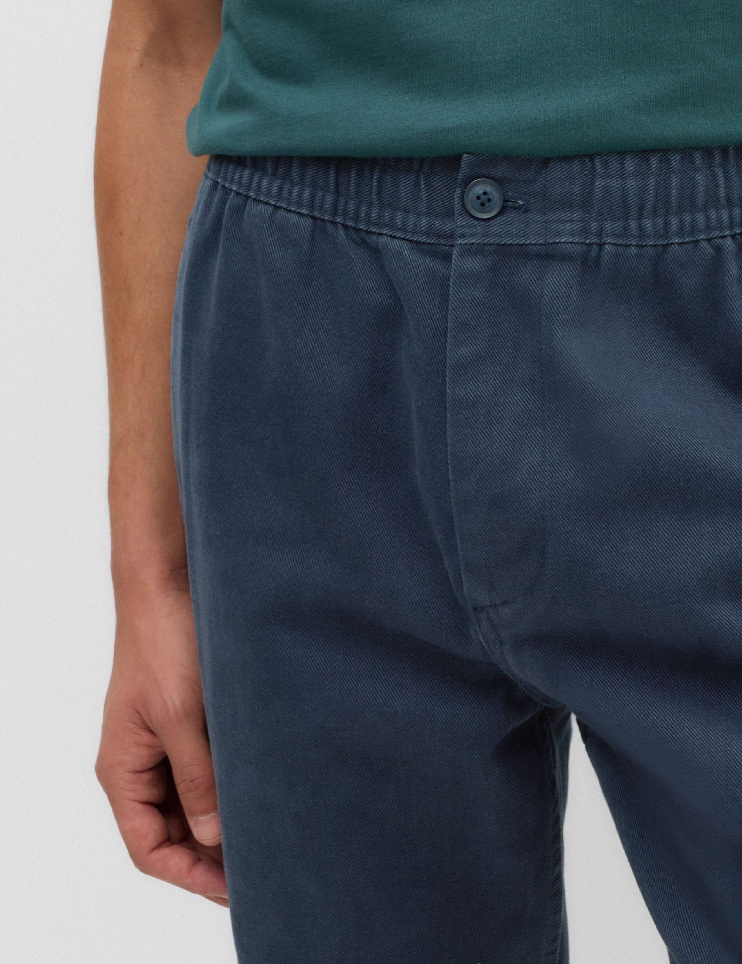 Tapered Fit Elasticated Waist Trousers 3 of 7