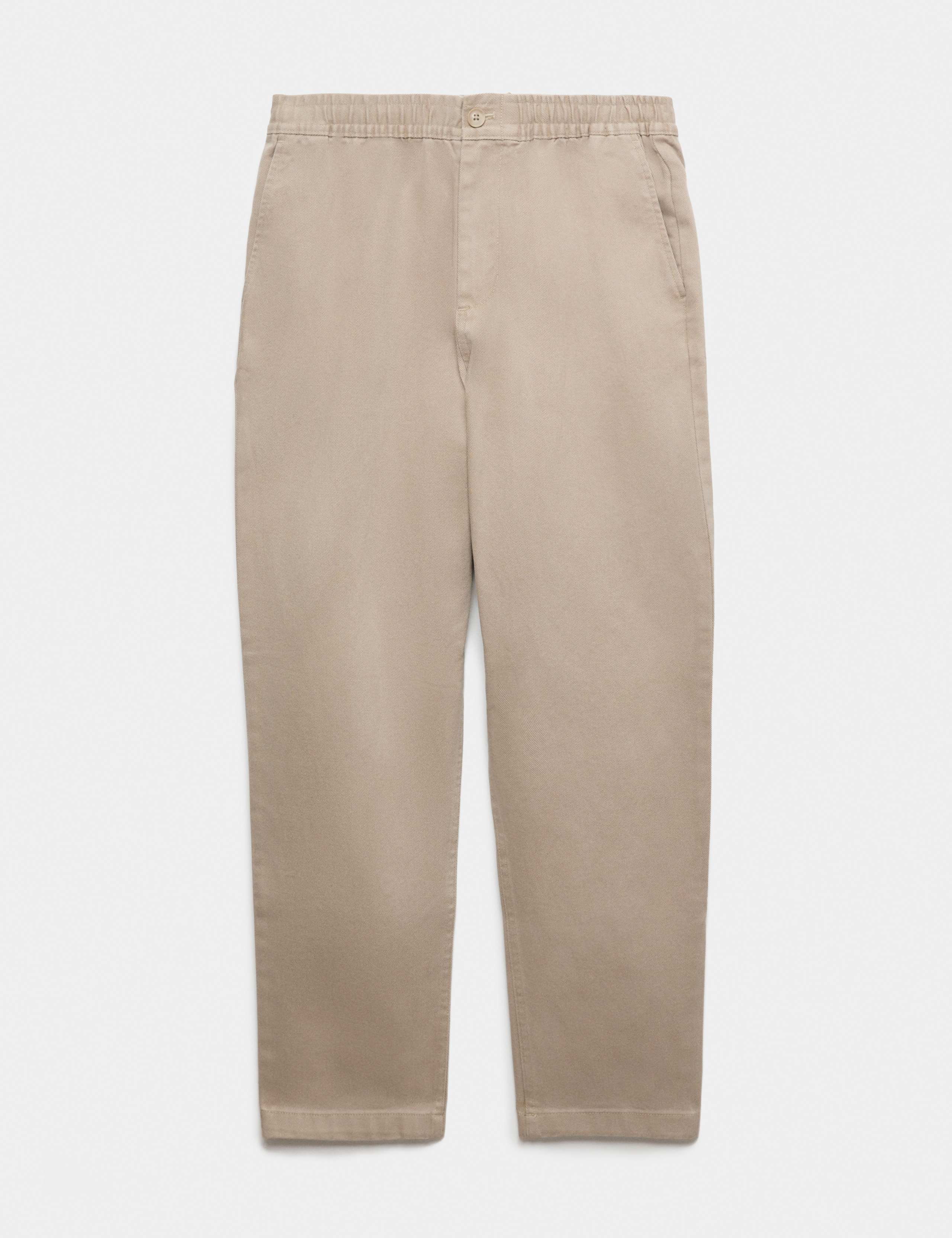 Tapered Fit Elasticated Waist Trousers 2 of 6