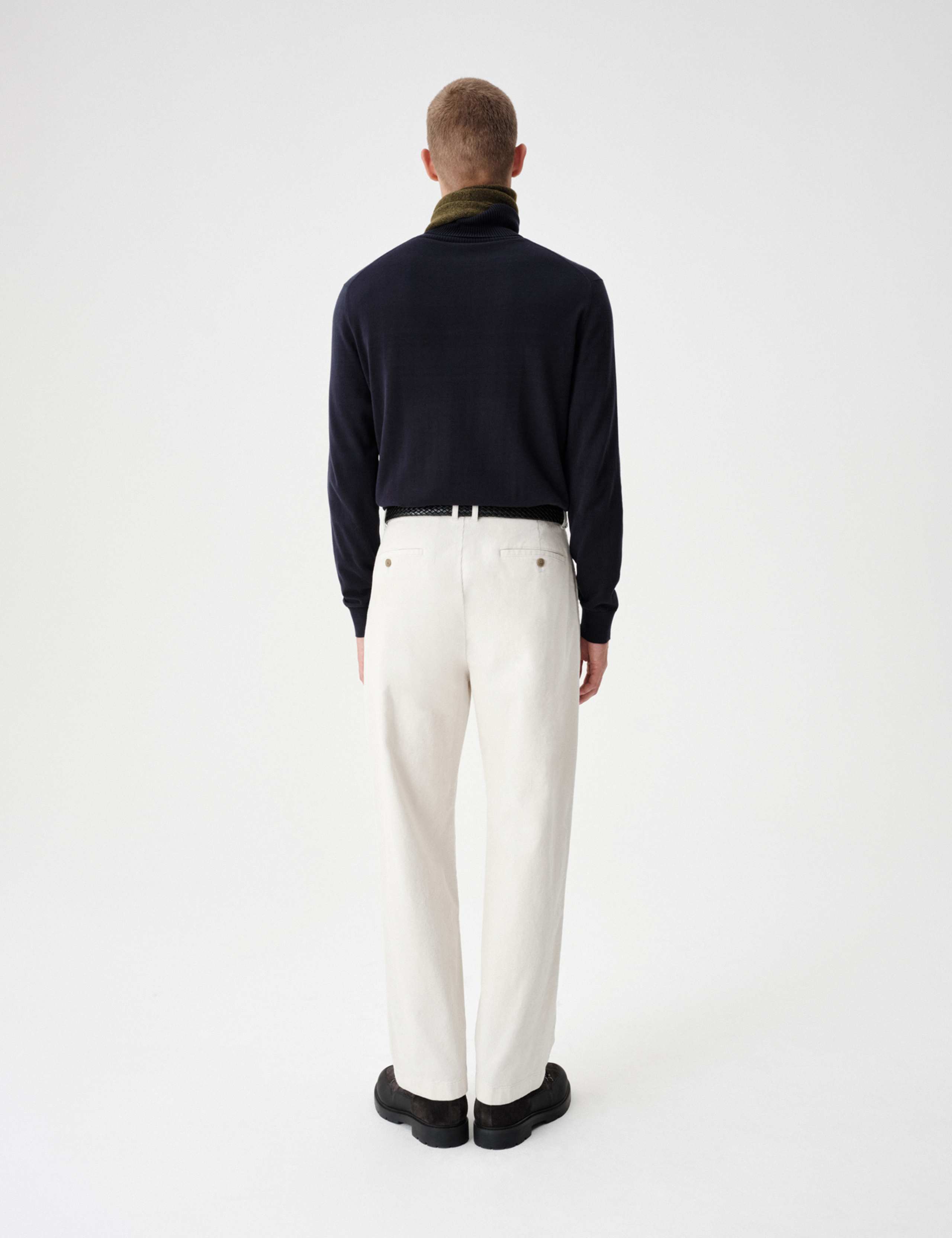 Relaxed Fit Corduroy Pleat Front Trousers 6 of 6
