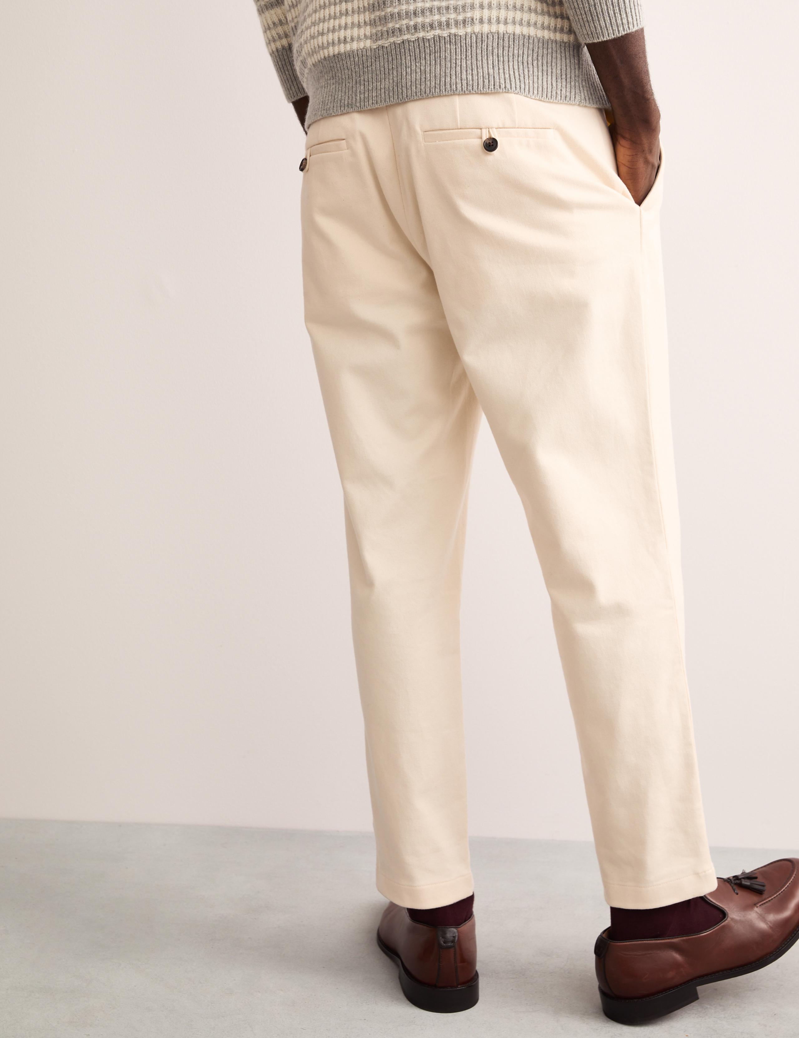 Tapered Fit Pleated Italian Trouser with Cashmere. 5 of 8