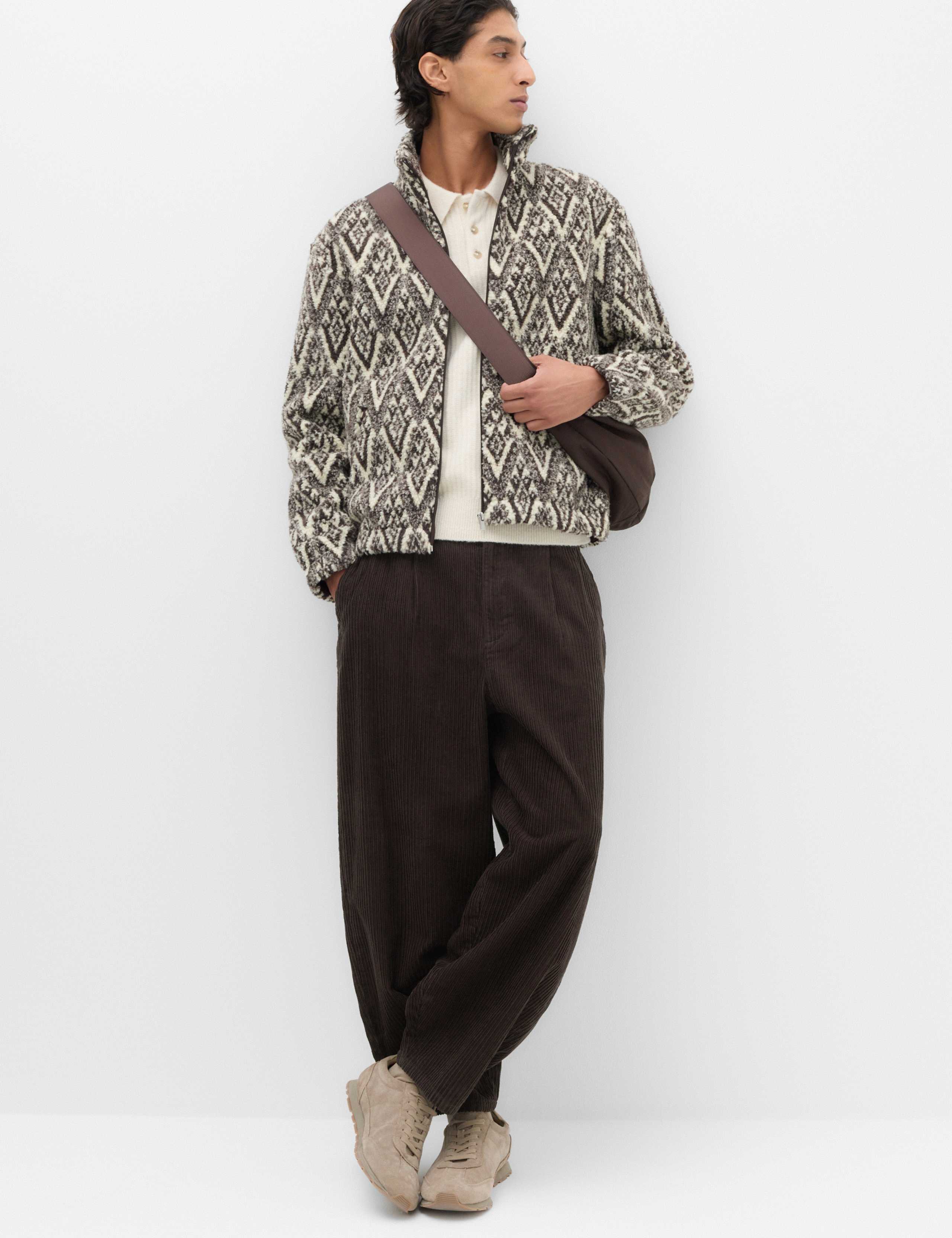 Barrel Fit Corduroy Trousers 6 of 6
