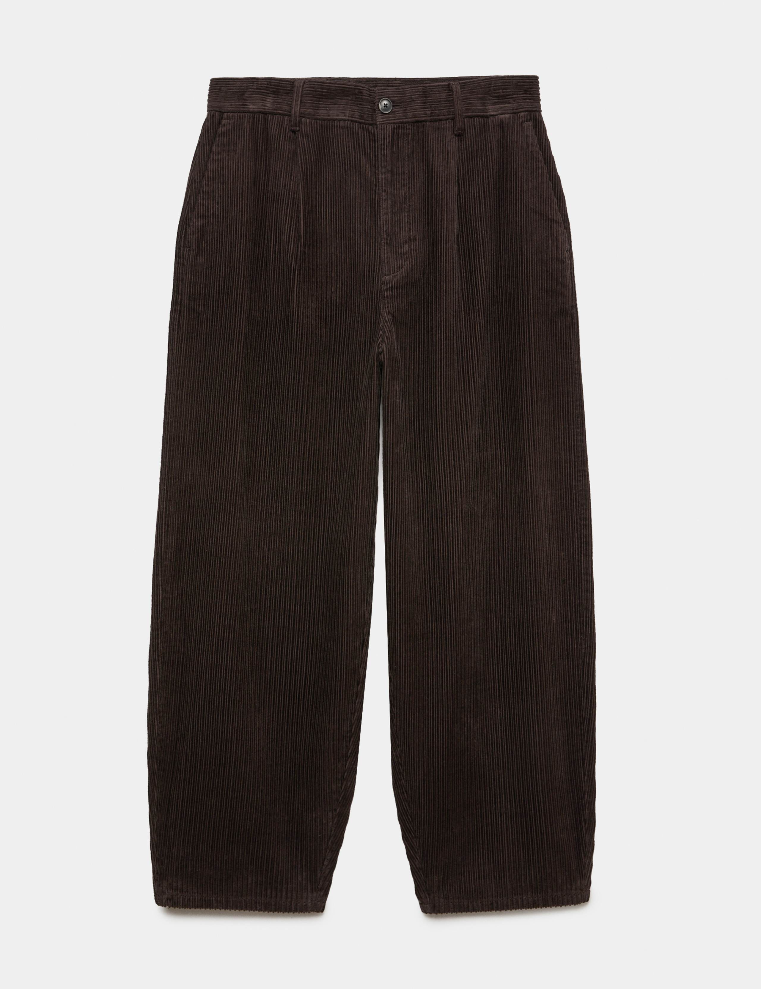 Barrel Fit Corduroy Trousers 2 of 6