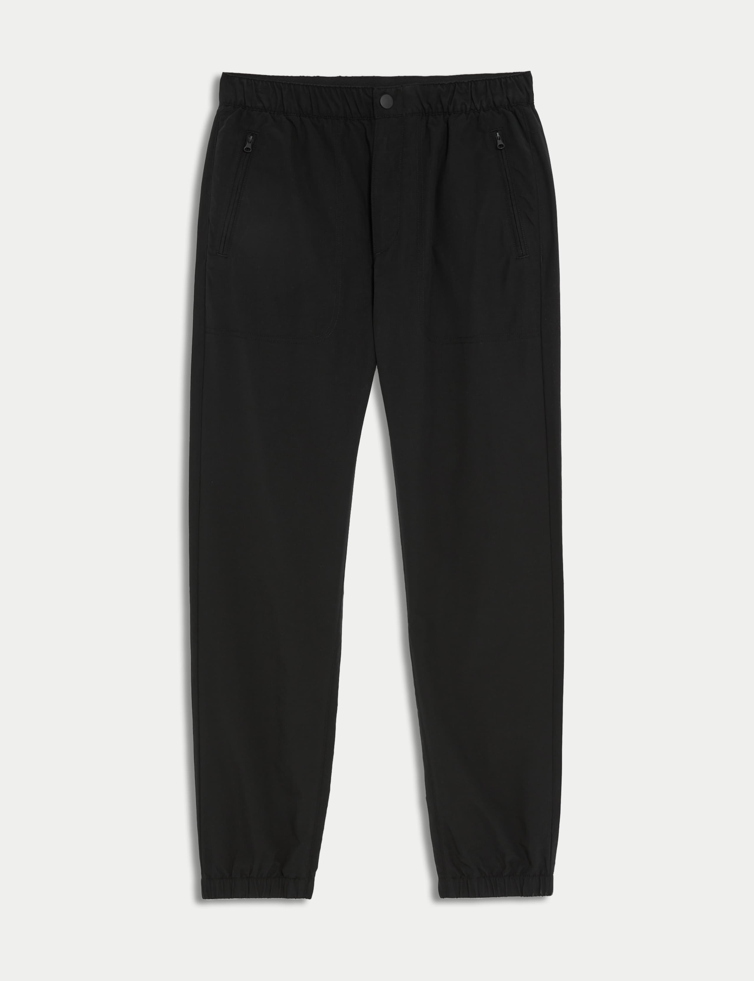 Slim Fit Textured Cuffed Trousers 2 of 6