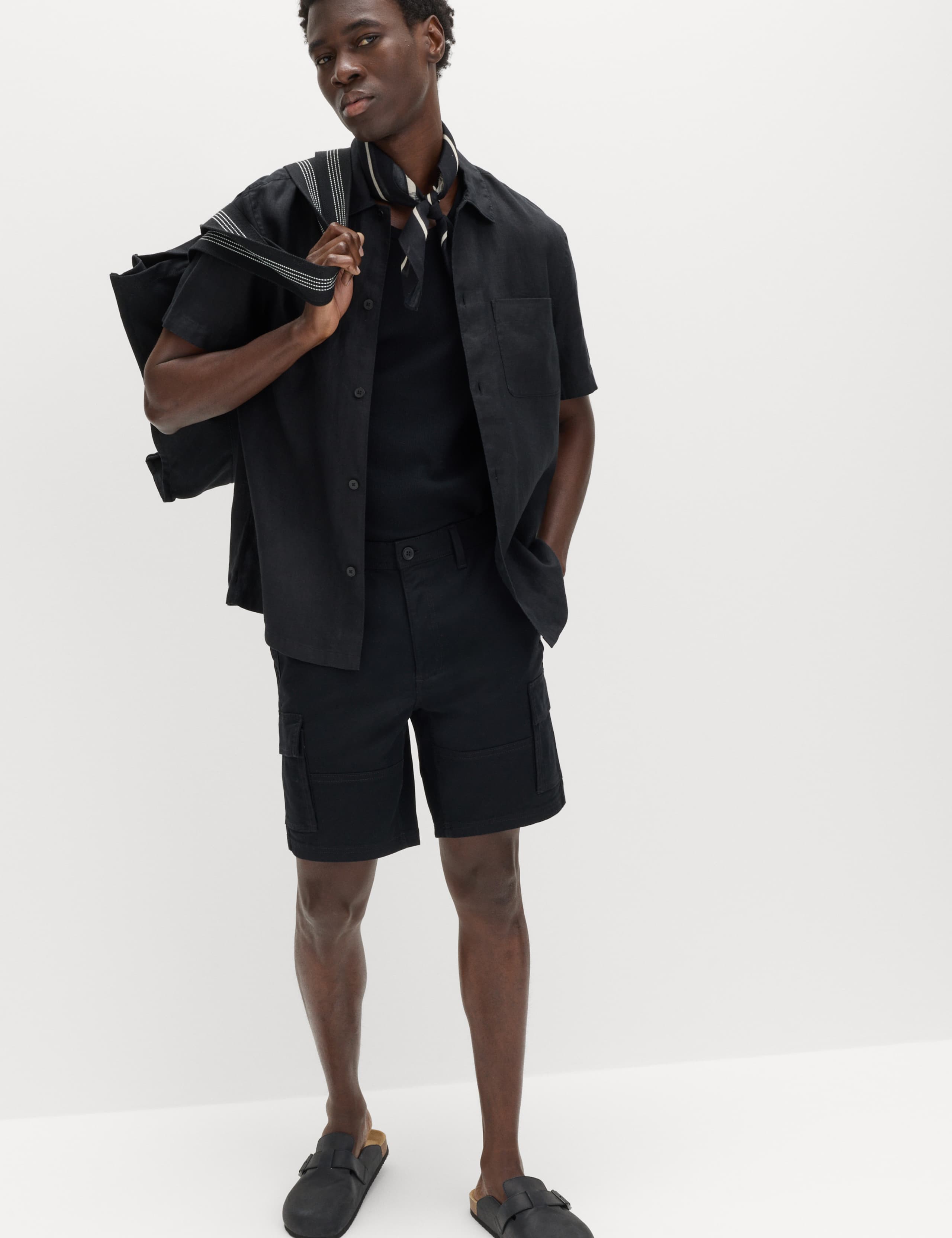 Straight Fit Stretch Cargo Shorts 6 of 6