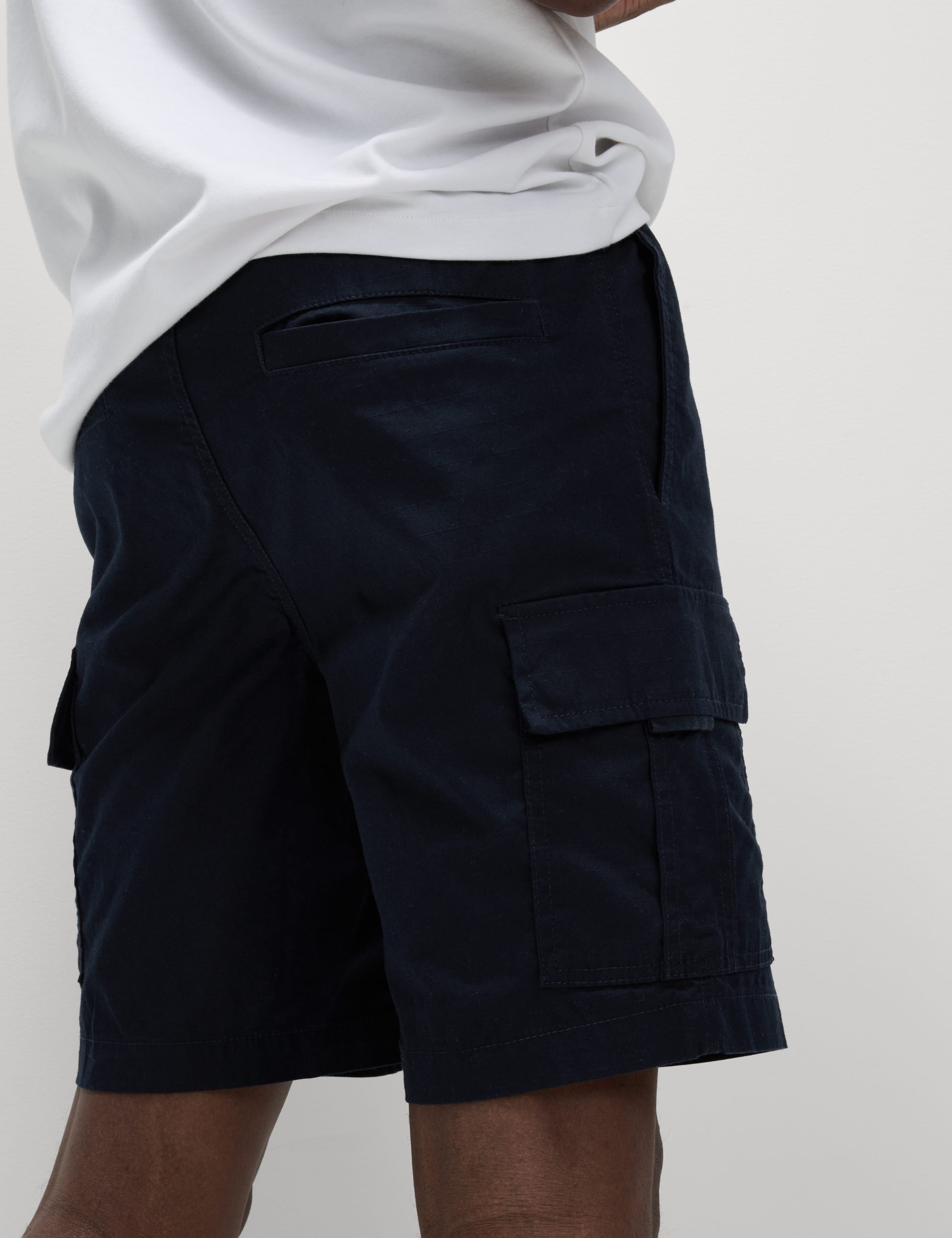 Elasticated Waist Ripstop Cargo Shorts 5 of 5