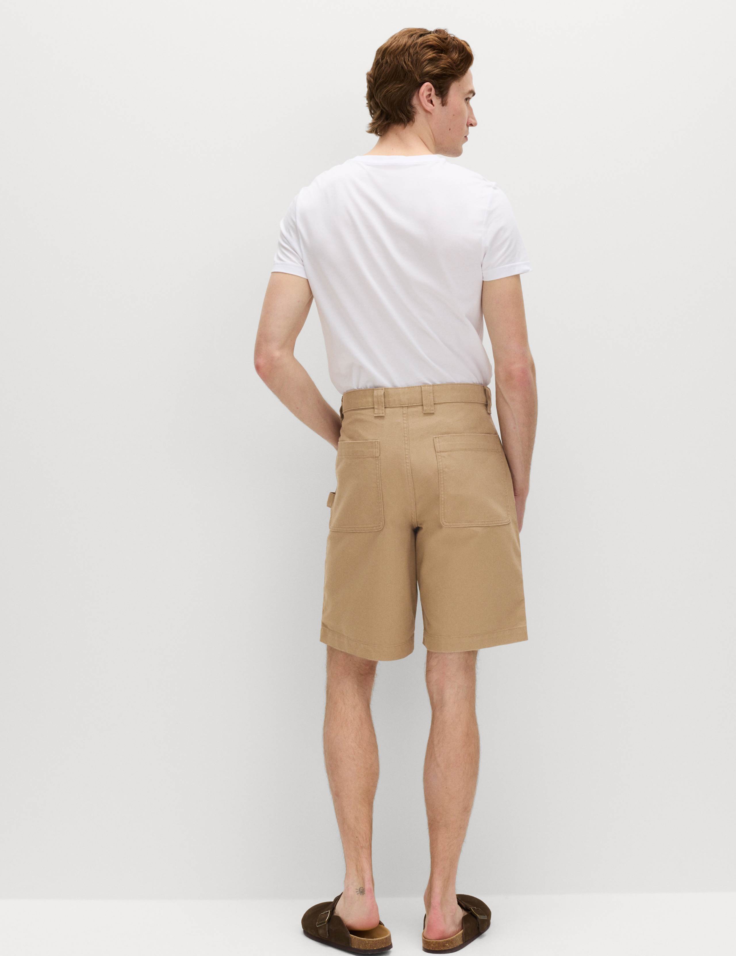 Loose Fit Pure Cotton Utility Shorts 6 of 7