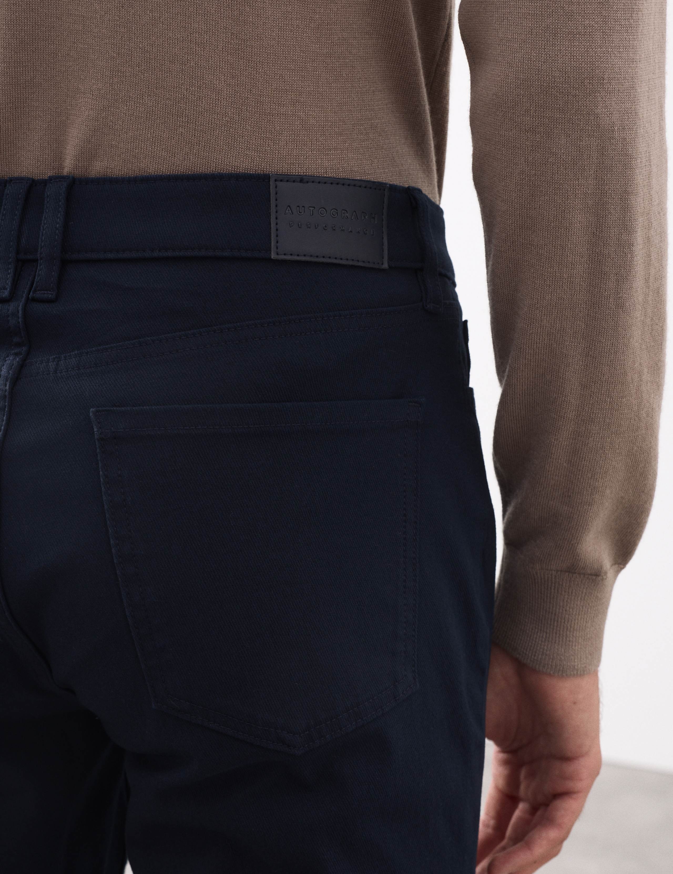 Slim Fit Performance Twill 5 Pocket Trousers 4 of 5