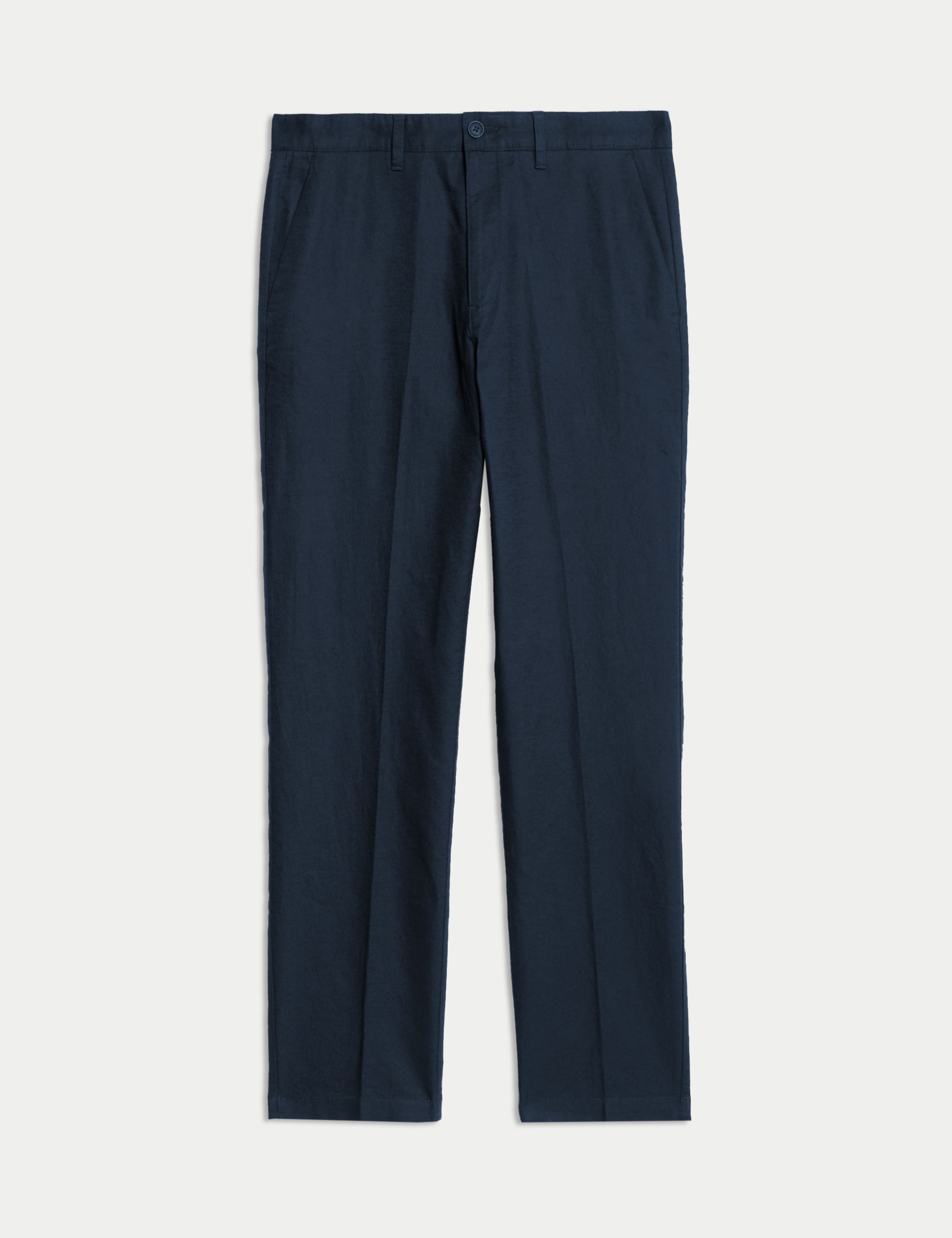 Regular Fit Cotton Linen Blend Chinos 2 of 5