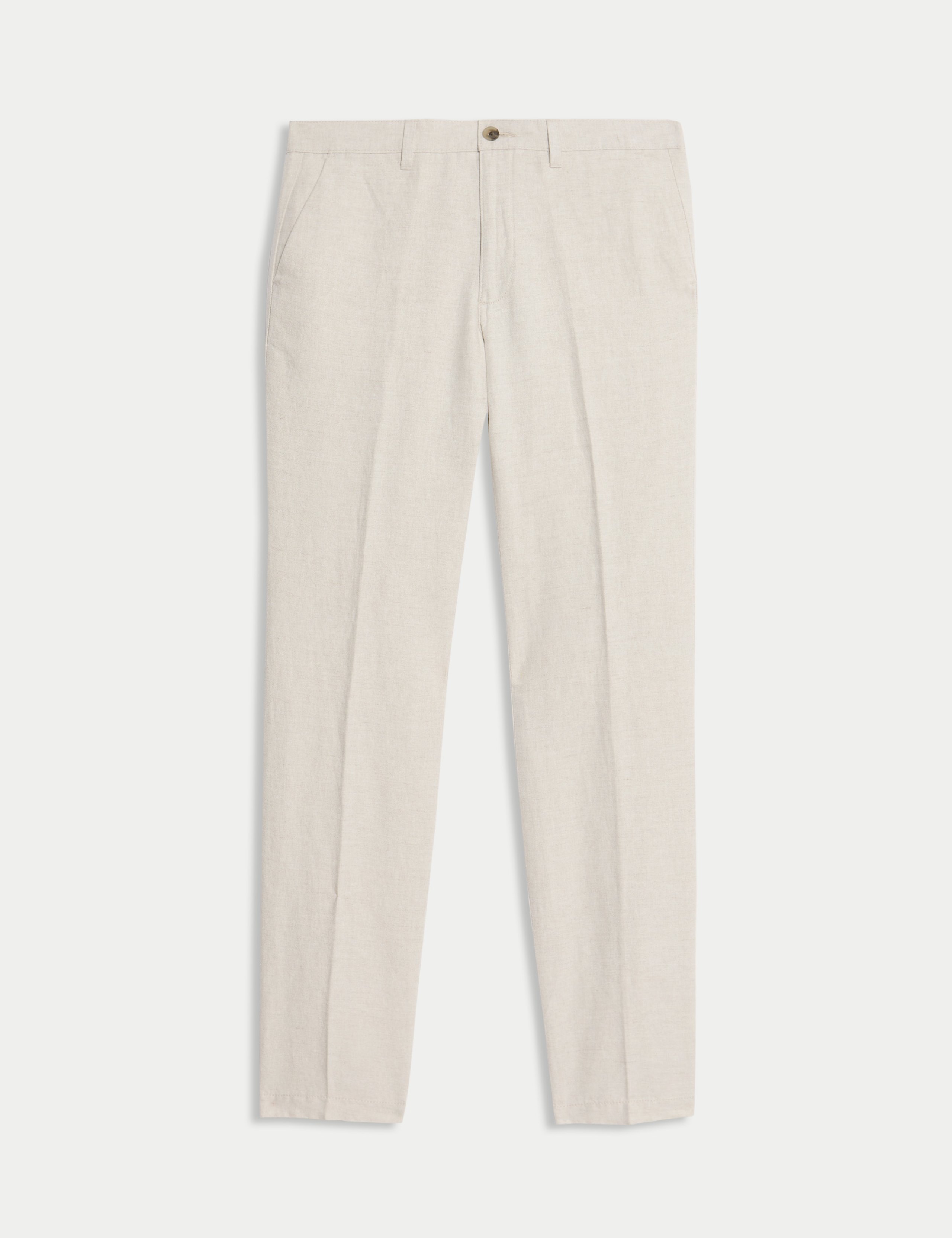 Regular Fit Cotton Linen Blend Chinos 2 of 6