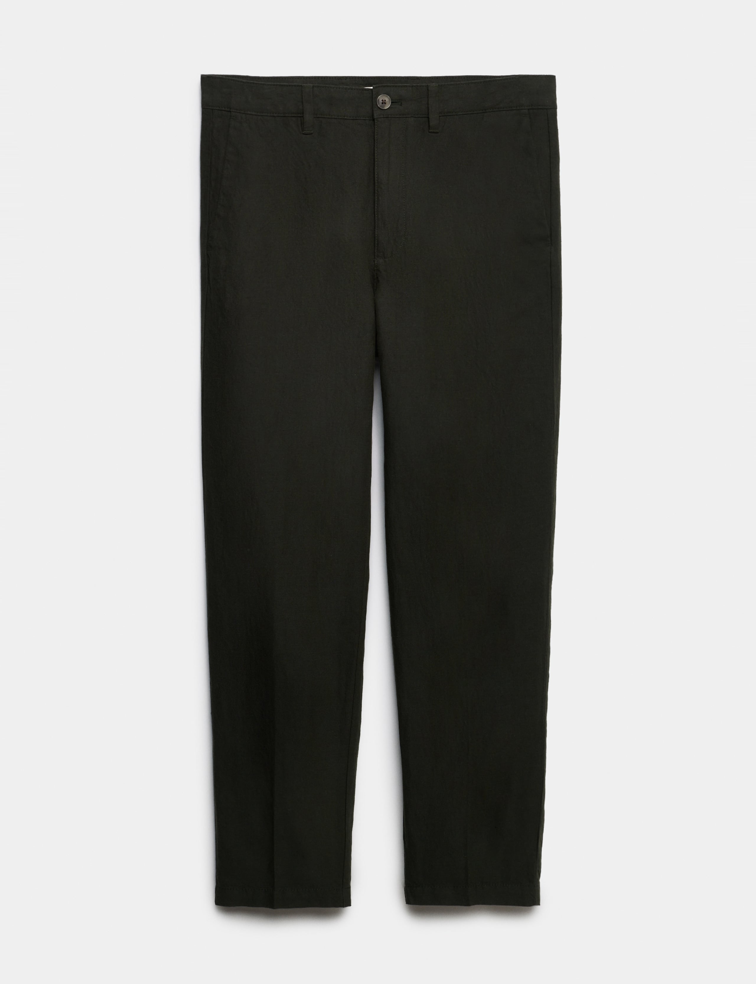 Regular Fit Linen Blend Chinos 2 of 7