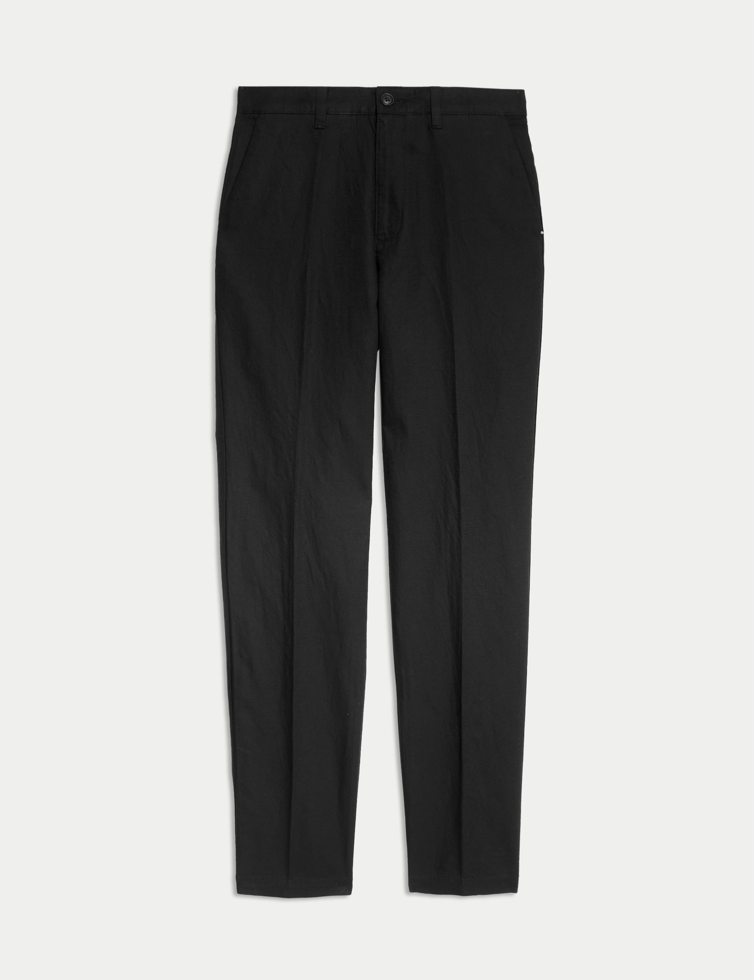 Regular Fit Cotton Linen Blend Chinos 2 of 5