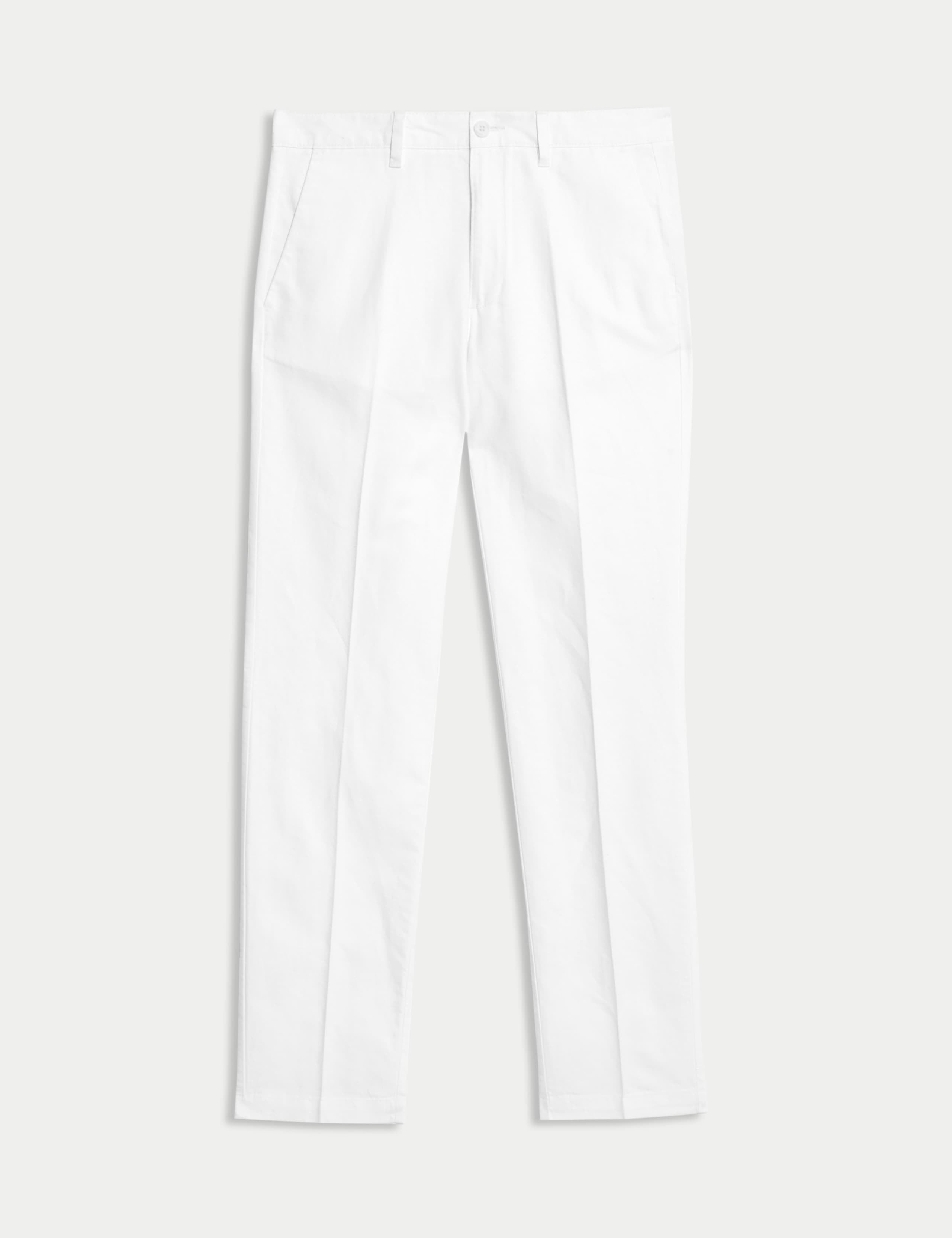 Regular Fit Cotton Linen Blend Chinos 2 of 5